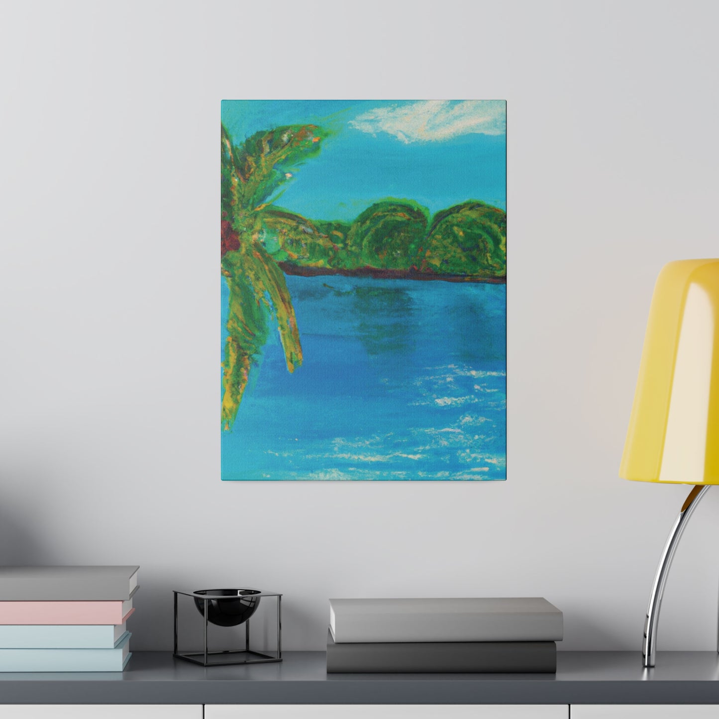 4245A - Bahamas Ocean Painting Print | Bahamas | Ocean | Beach | Poster | Home Decor | Wall Art | Canvas