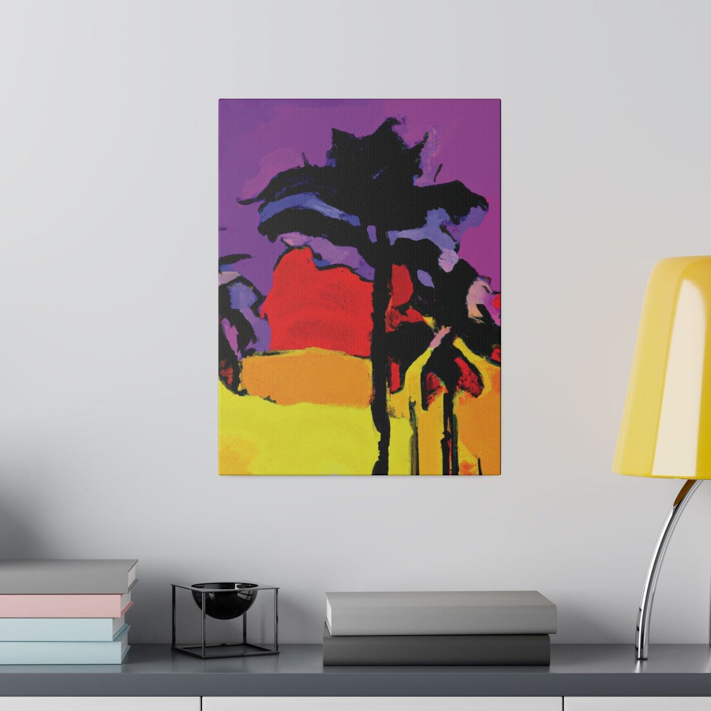 4854H - Miami Beach Sunset Painting Print | Miami | Beach | Sunset | Poster | Home Decor | Wall Art | Canvas