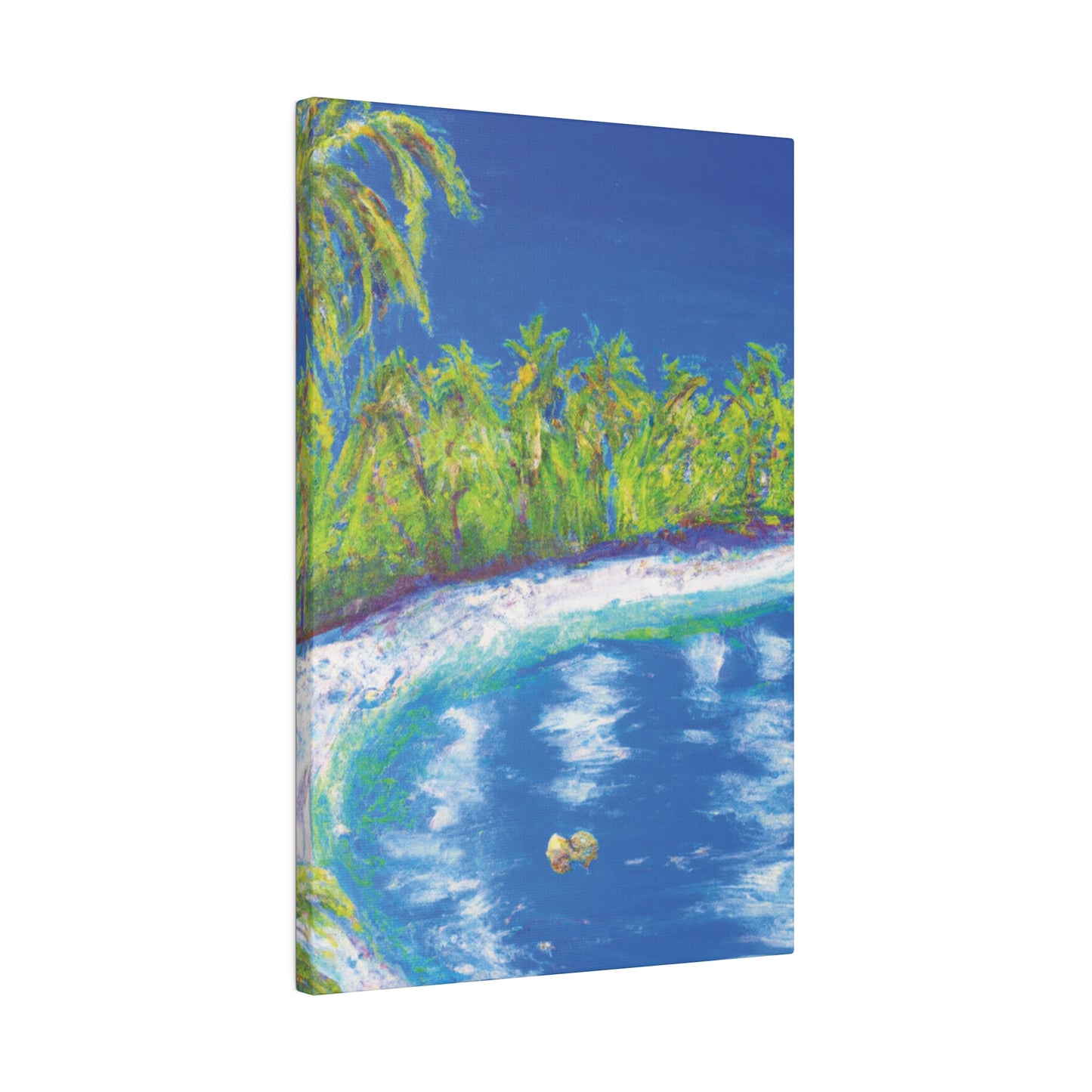 3798C - Bahamas Ocean Painting Print | Bahamas | Ocean | Beach | Poster | Home Decor | Wall Art | Canvas