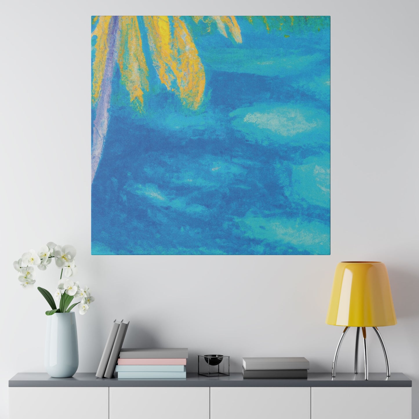 5874A - Bahamas Ocean Painting Print | Bahamas | Ocean | Beach | Poster | Home Decor | Wall Art | Canvas