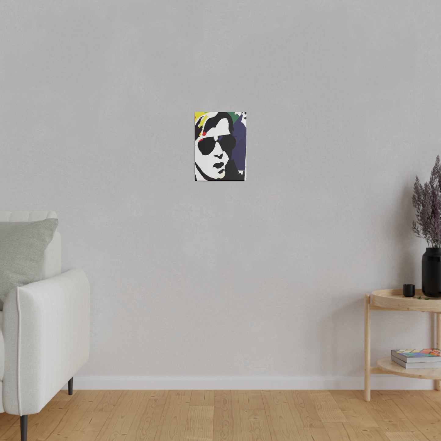 3723C - Rockstar Painting Print | Face | Abstract | Poster | Home Decor | Wall Art | Music Art | Canvas
