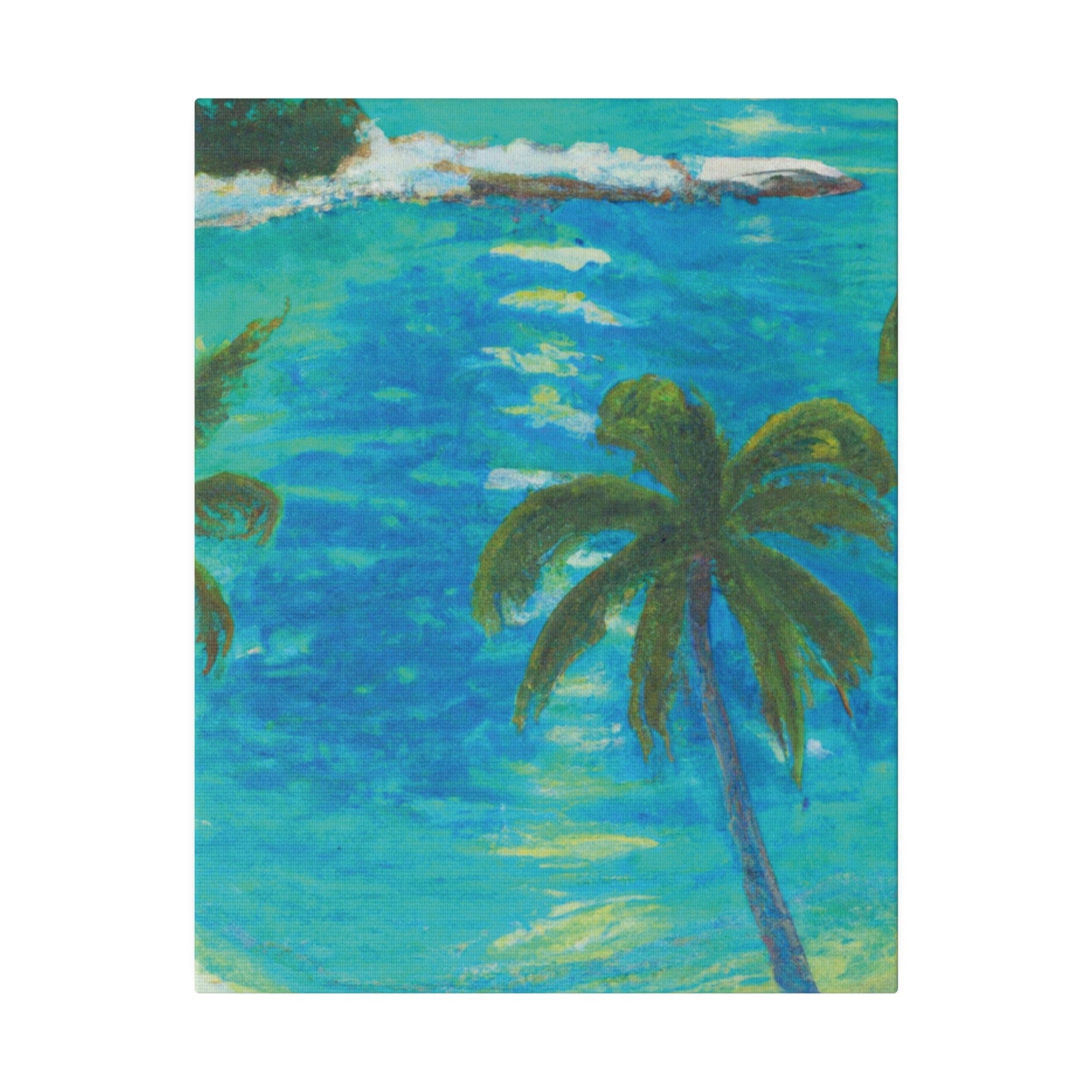 4512F - Bahamas Ocean Painting Print | Bahamas | Ocean | Beach | Poster | Home Decor | Wall Art | Canvas