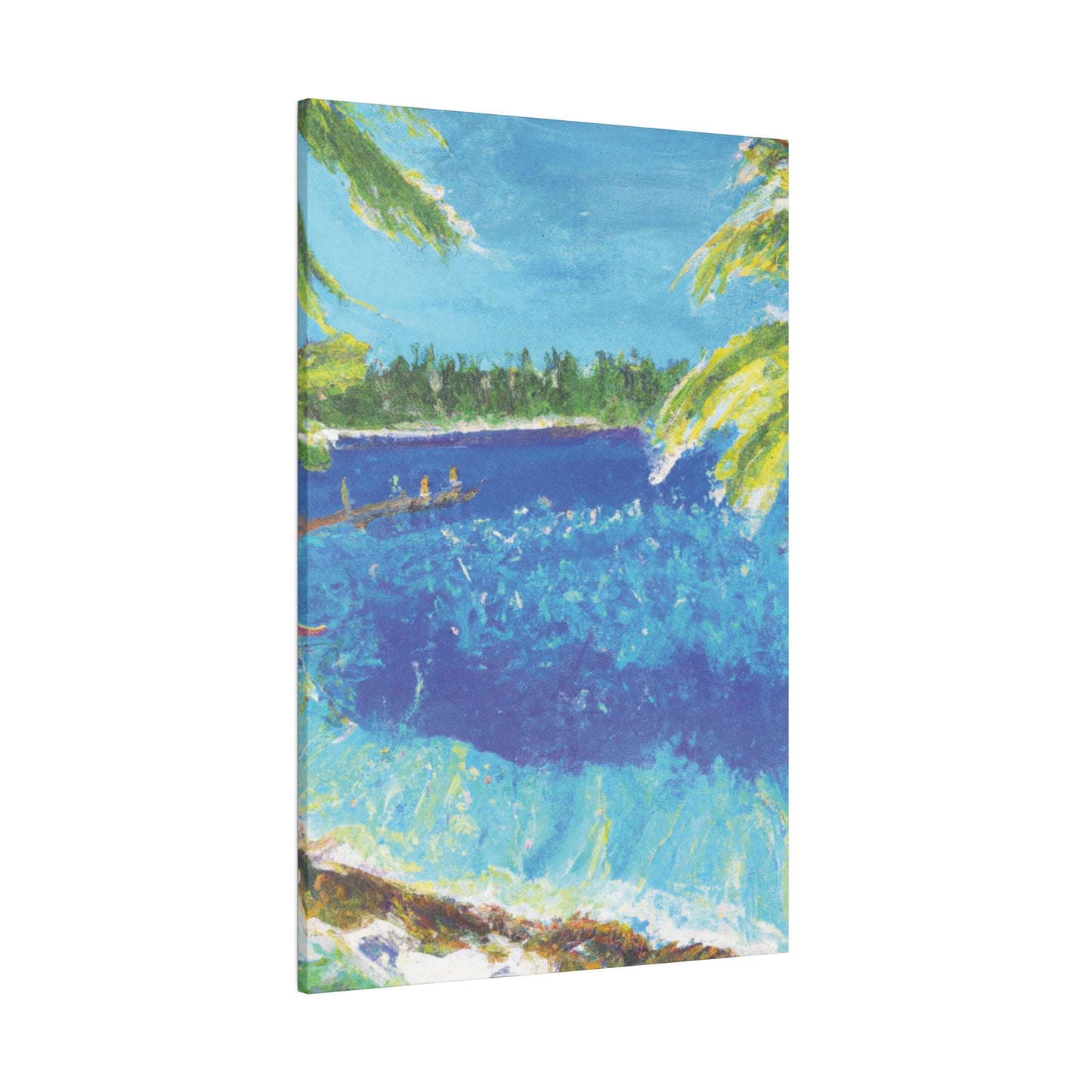 9673H - Bahamas Ocean Painting Print | Bahamas | Ocean | Beach | Poster | Home Decor | Wall Art | Canvas