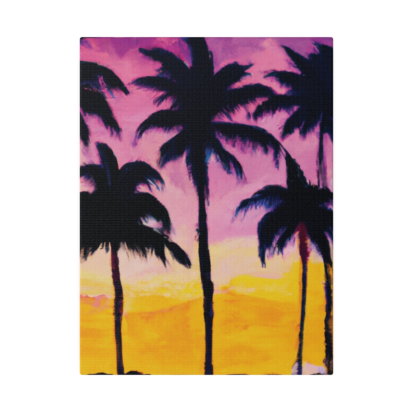 4102I - Miami Beach Sunset Painting Print | Miami | Beach | Sunset | Poster | Home Decor | Wall Art | Canvas