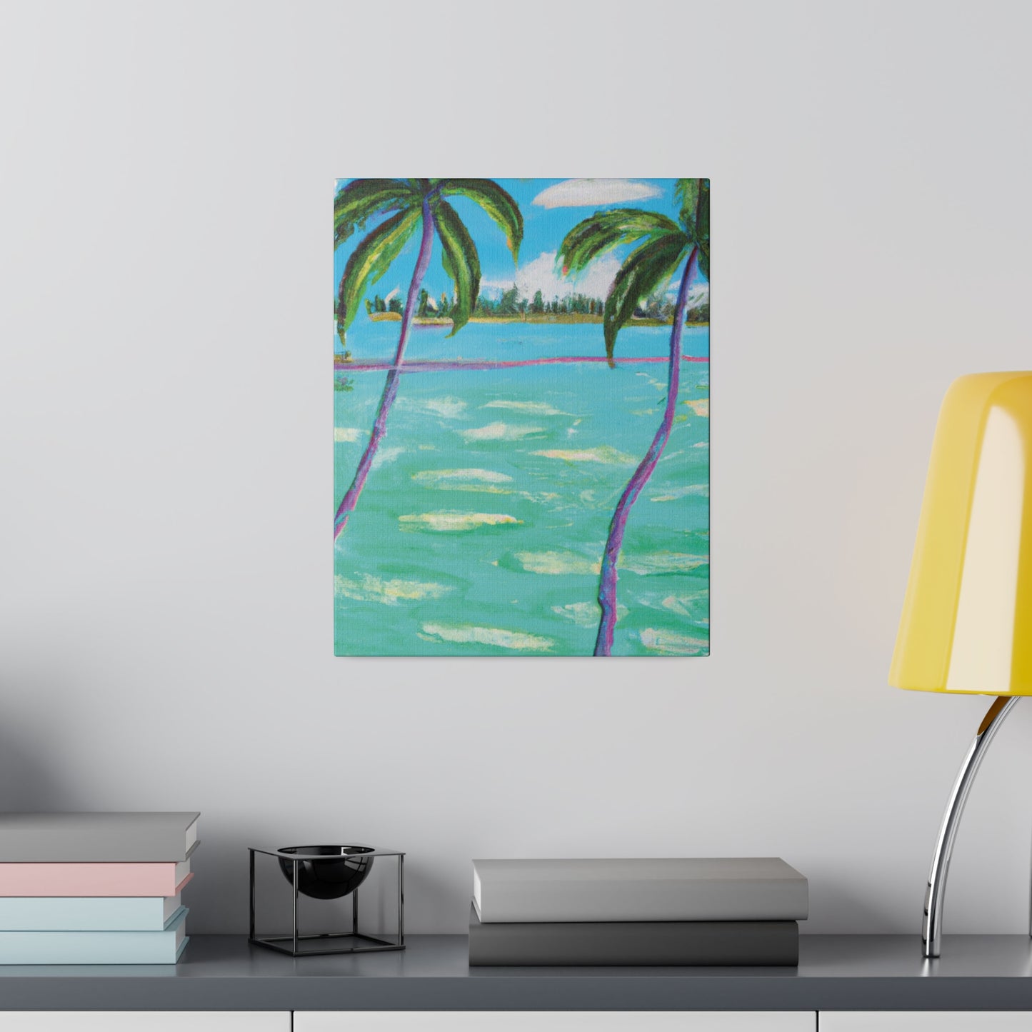 4451X - Bahamas Ocean Painting Print | Bahamas | Ocean | Beach | Poster | Home Decor | Wall Art | Canvas