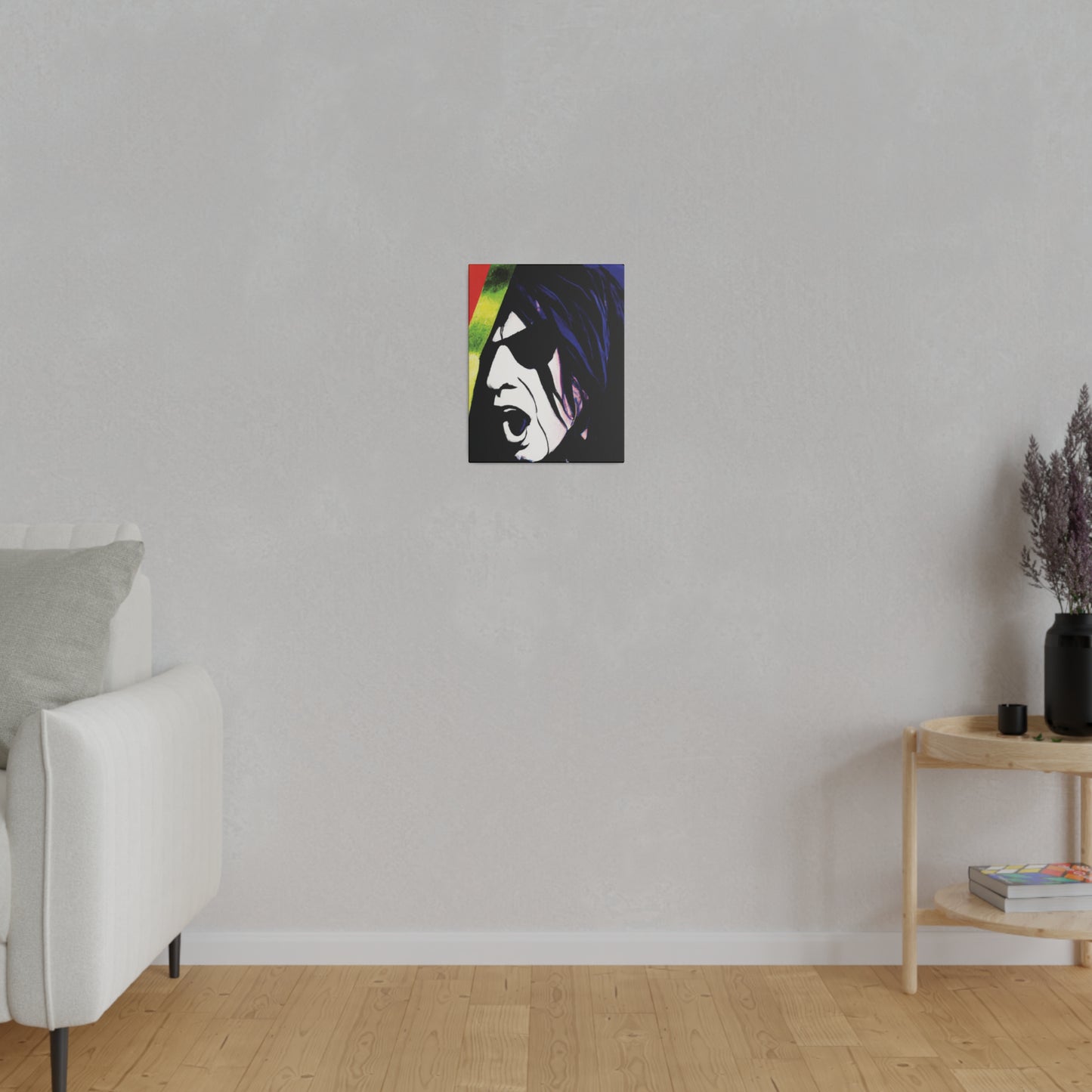 1890A - Rockstar Painting Print | Face | Abstract | Poster | Home Decor | Wall Art | Music Art | Canvas