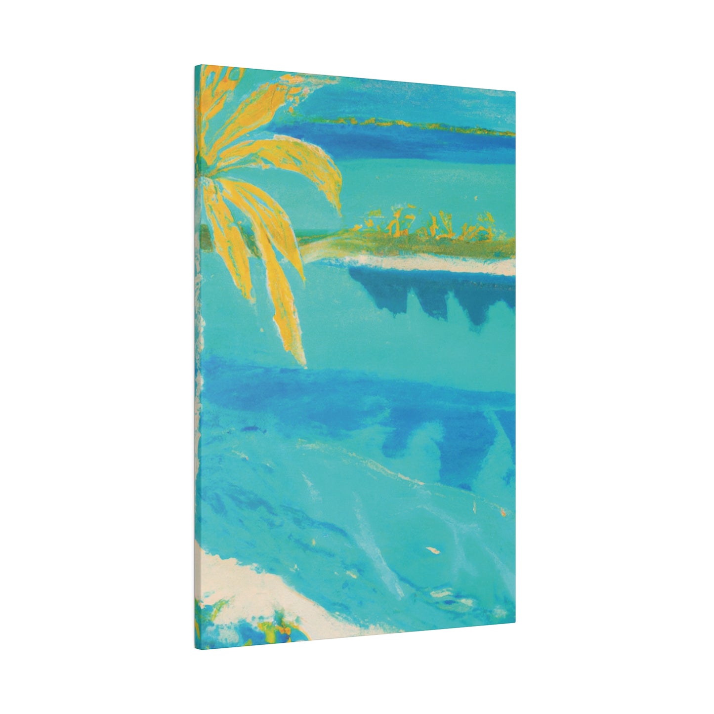 9110Q - Bahamas Ocean Painting Print | Bahamas | Ocean | Beach | Poster | Home Decor | Wall Art | Canvas