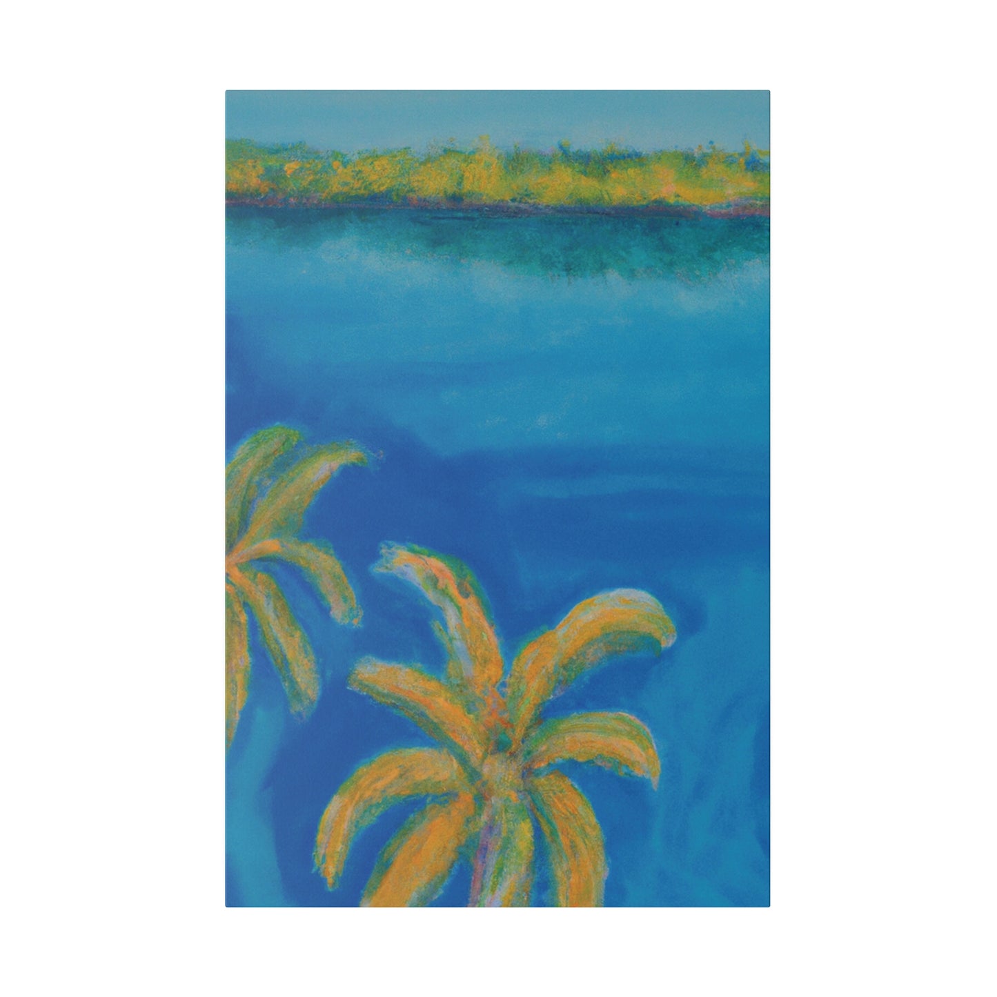 7128I - Bahamas Ocean Painting Print | Bahamas | Ocean | Beach | Poster | Home Decor | Wall Art | Canvas