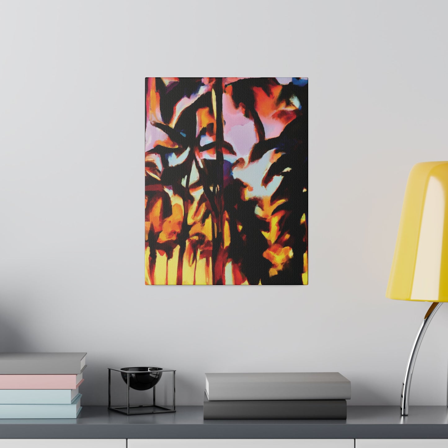 9123T - Miami Beach Sunset Painting Print | Miami | Beach | Sunset | Poster | Home Decor | Wall Art | Canvas