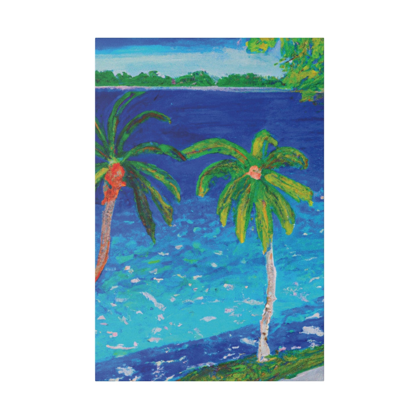 7992Z - Bahamas Ocean Painting Print | Bahamas | Ocean | Beach | Poster | Home Decor | Wall Art | Canvas