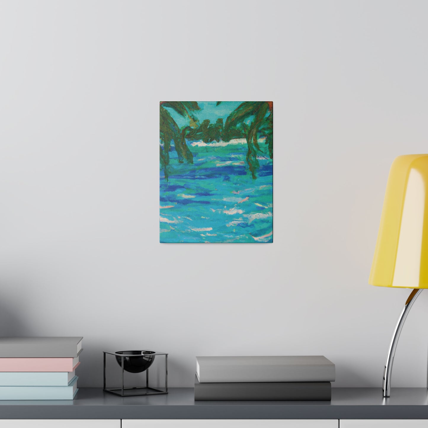 7482U - Bahamas Ocean Painting Print | Bahamas | Ocean | Beach | Poster | Home Decor | Wall Art | Canvas