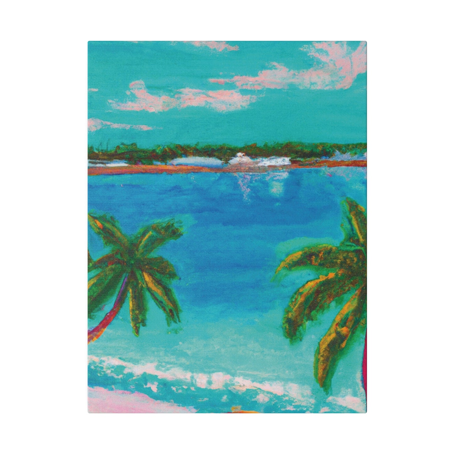 6836G - Bahamas Ocean Painting Print | Bahamas | Ocean | Beach | Poster | Home Decor | Wall Art | Canvas