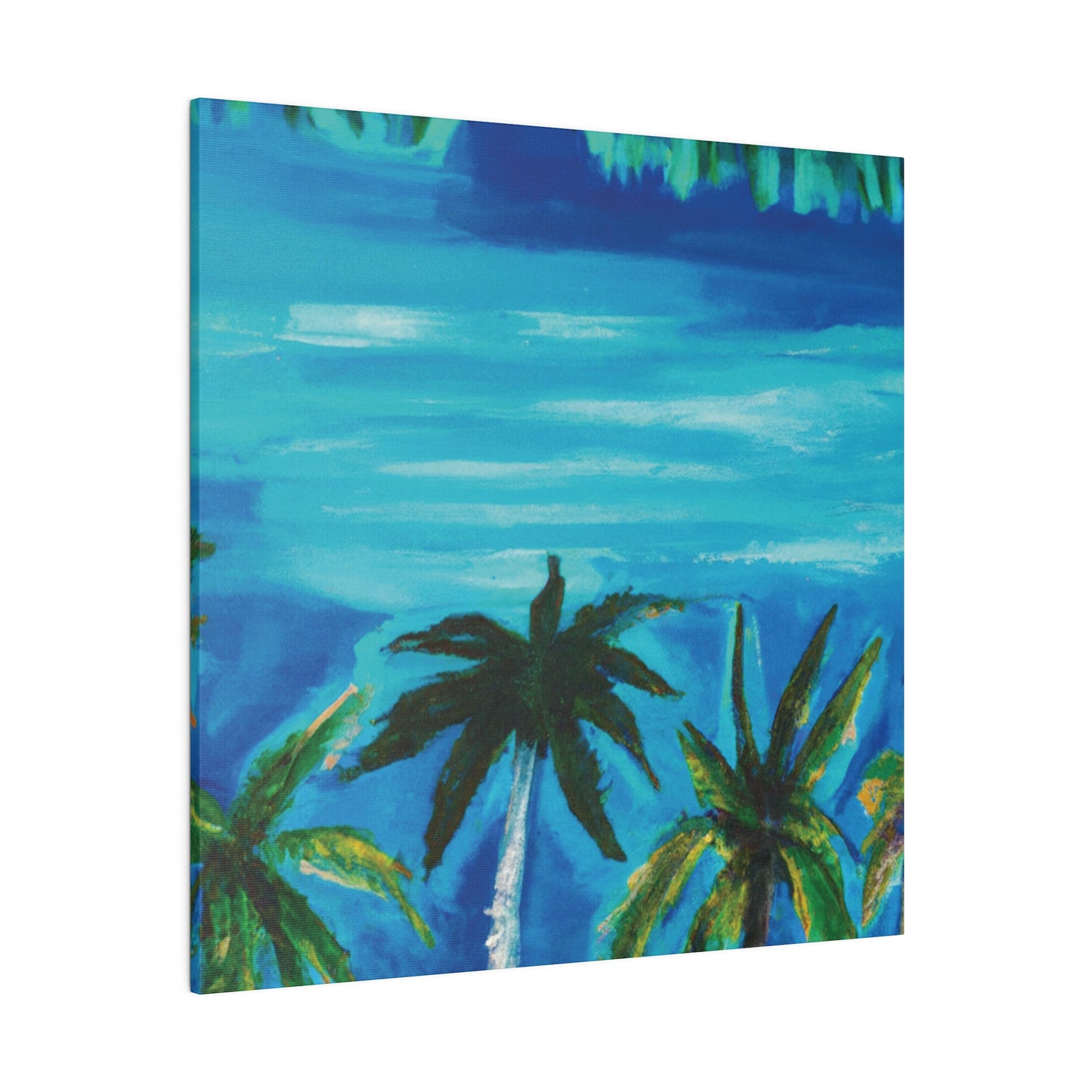 6741K - Bahamas Ocean Painting Print | Bahamas | Ocean | Beach | Poster | Home Decor | Wall Art | Canvas