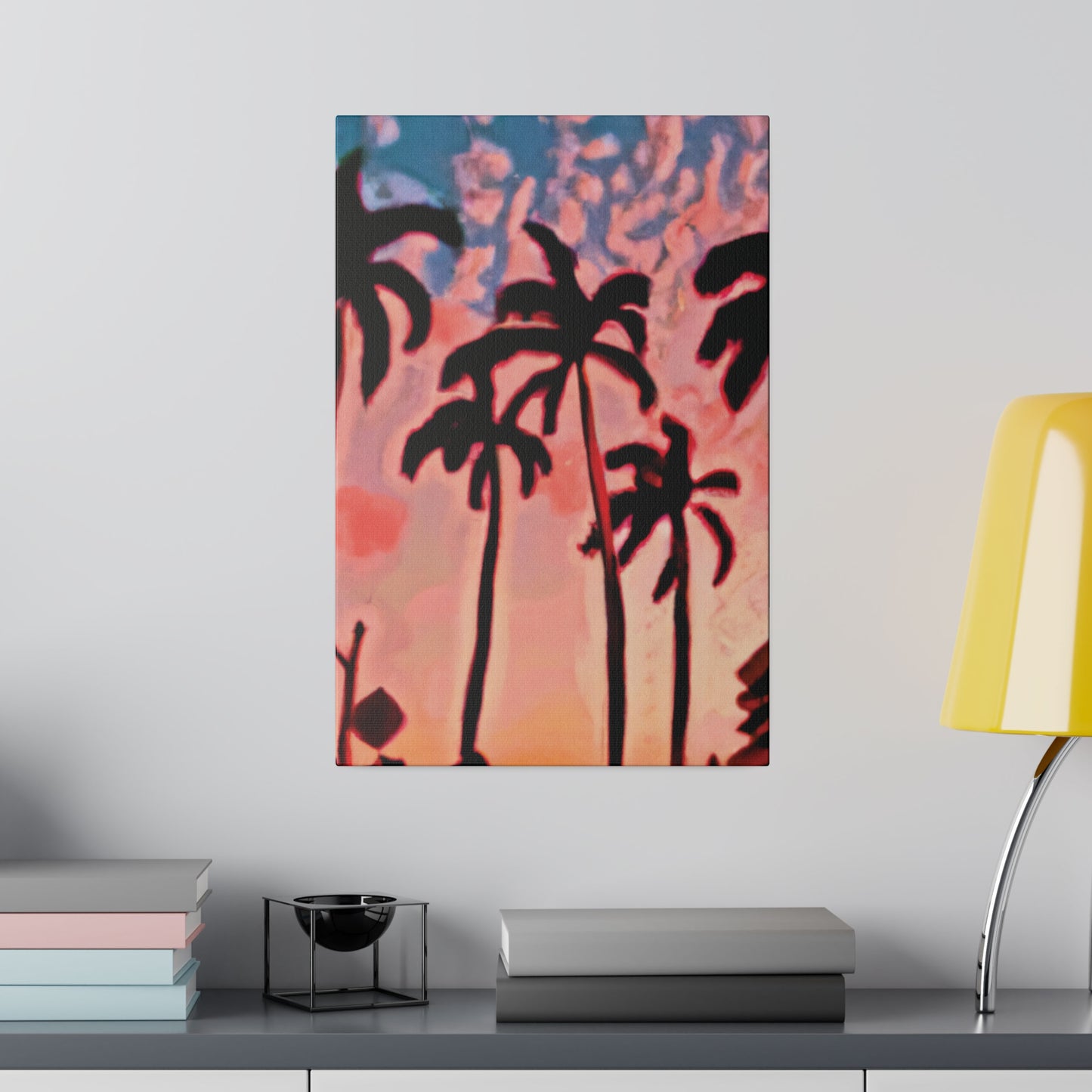 3784J - Miami Beach Sunset Painting Print | Miami | Beach | Sunset | Poster | Home Decor | Wall Art | Canvas