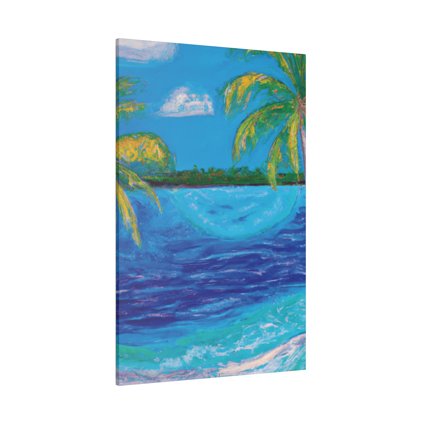 6704T - Bahamas Ocean Painting Print | Bahamas | Ocean | Beach | Poster | Home Decor | Wall Art | Canvas