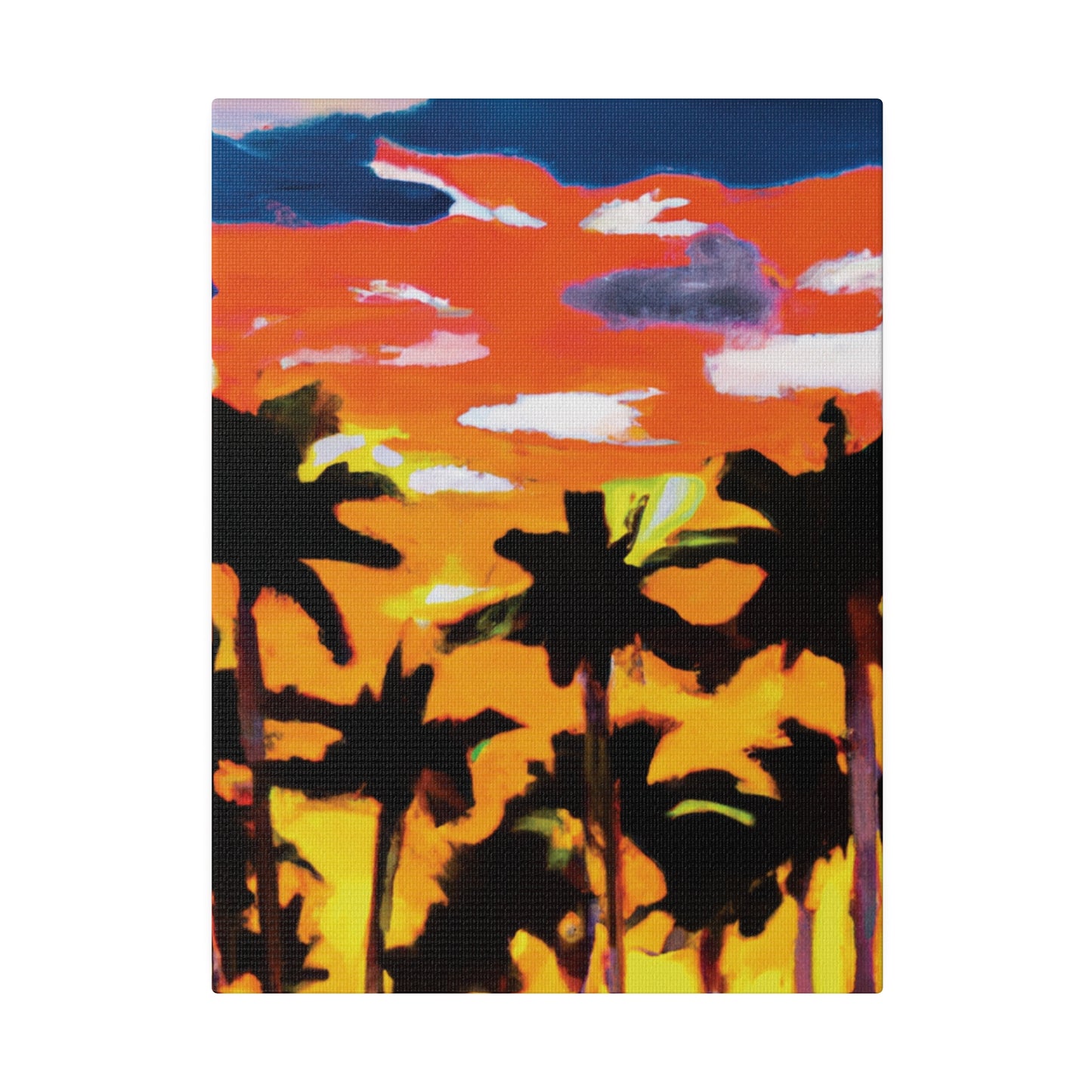 8206A - Miami Beach Sunset Painting Print | Miami | Beach | Sunset | Poster | Home Decor | Wall Art | Canvas