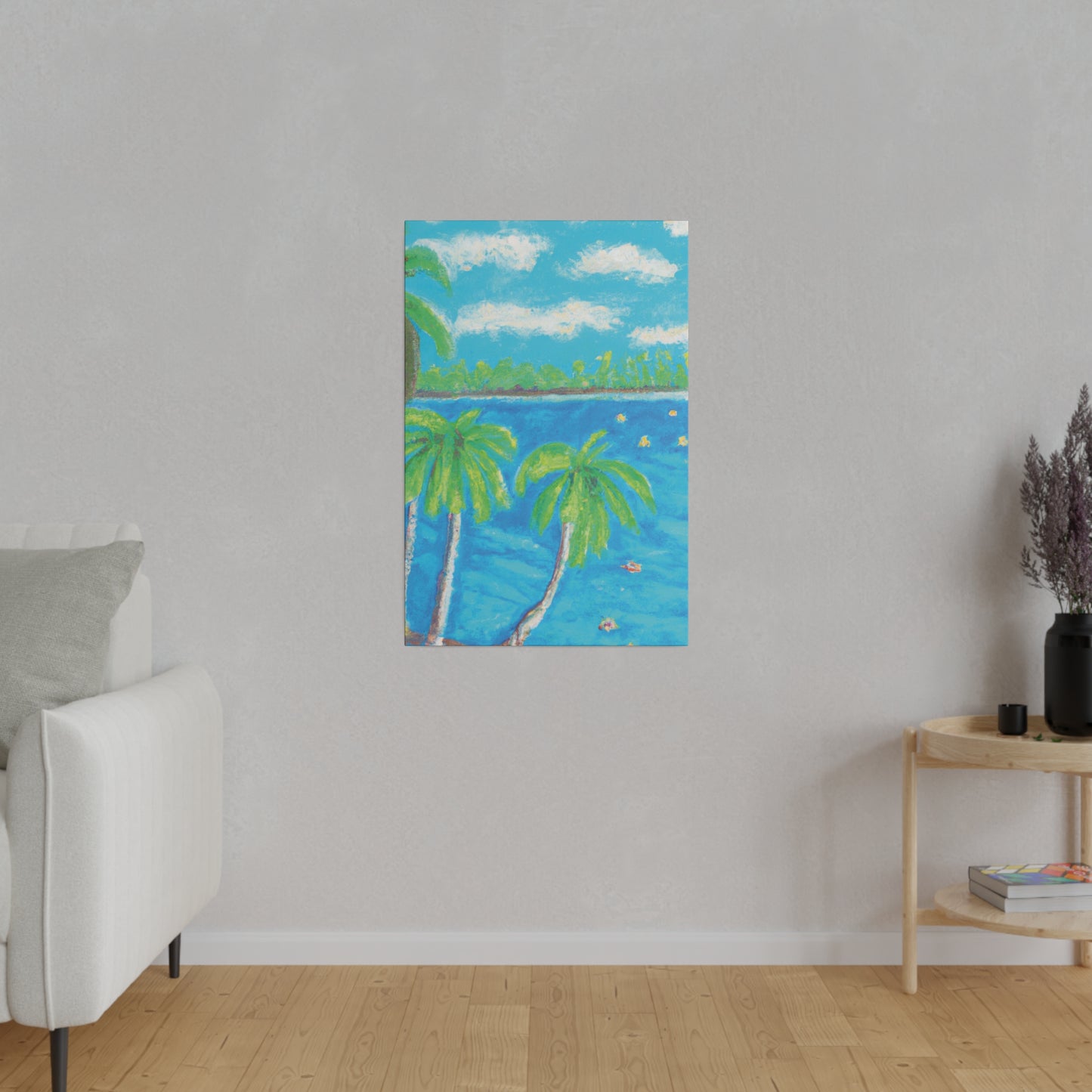 5753V - Bahamas Ocean Painting Print | Bahamas | Ocean | Beach | Poster | Home Decor | Wall Art | Canvas