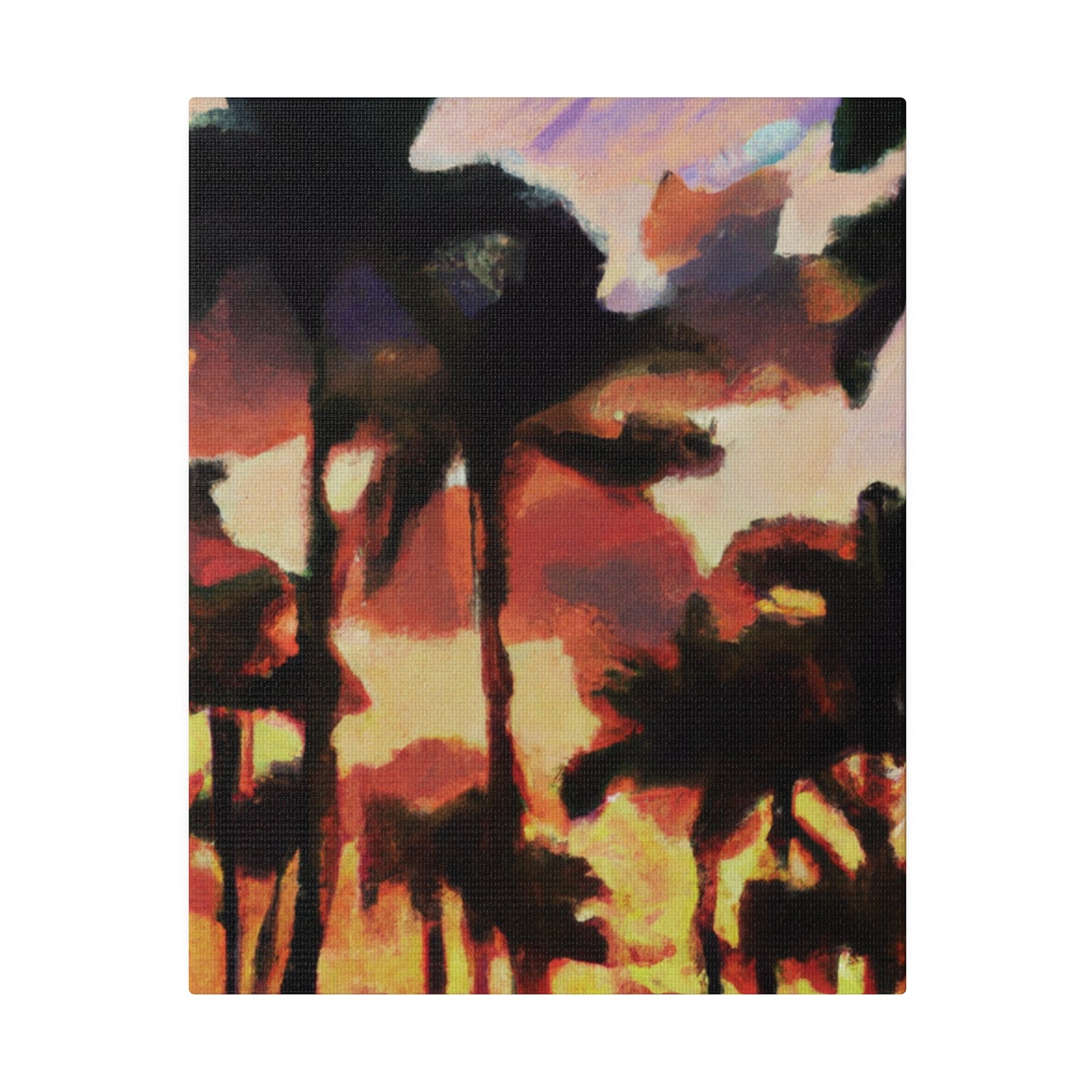 8396Z - Miami Beach Sunset Painting Print | Miami | Beach | Sunset | Poster | Home Decor | Wall Art | Canvas