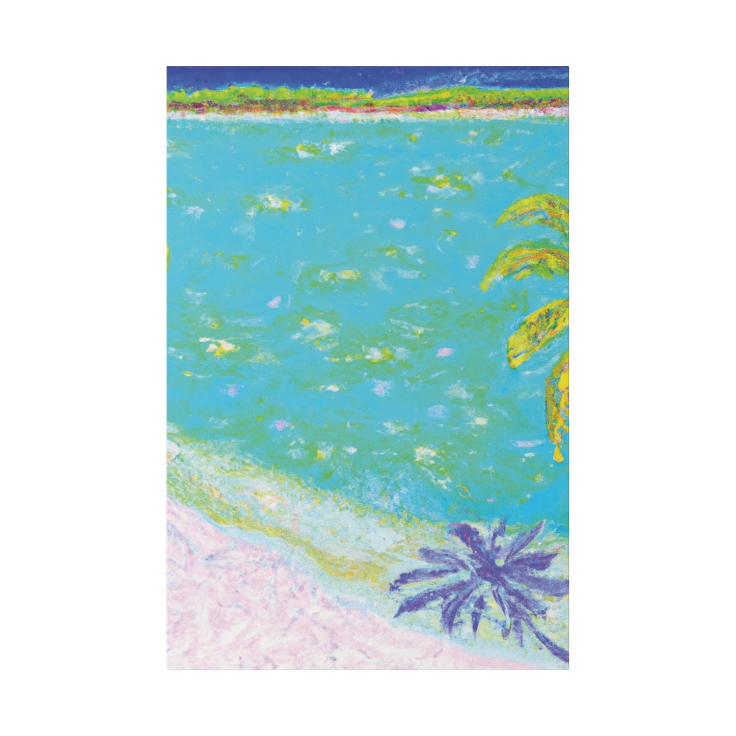 5254Q - Bahamas Ocean Painting Print | Bahamas | Ocean | Beach | Poster | Home Decor | Wall Art | Canvas