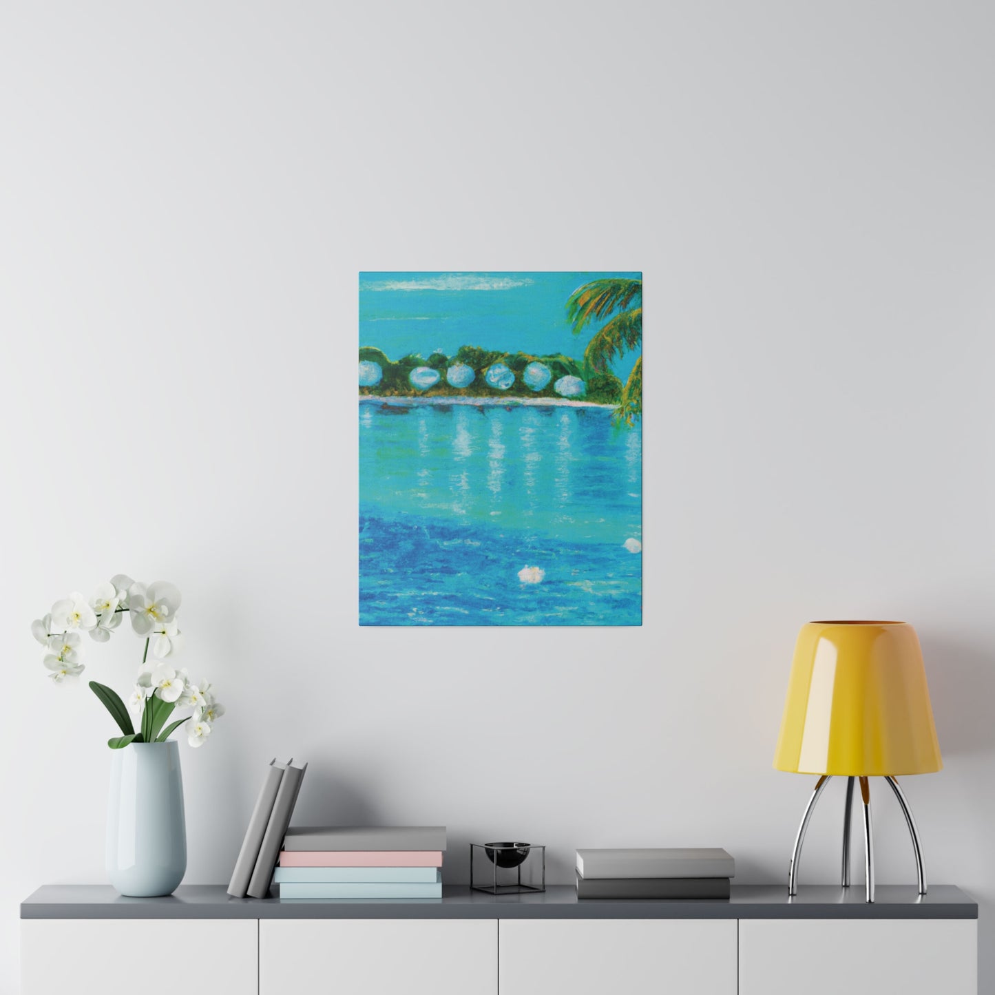 912X - Bahamas Ocean Painting Print | Bahamas | Ocean | Beach | Poster | Home Decor | Wall Art | Canvas