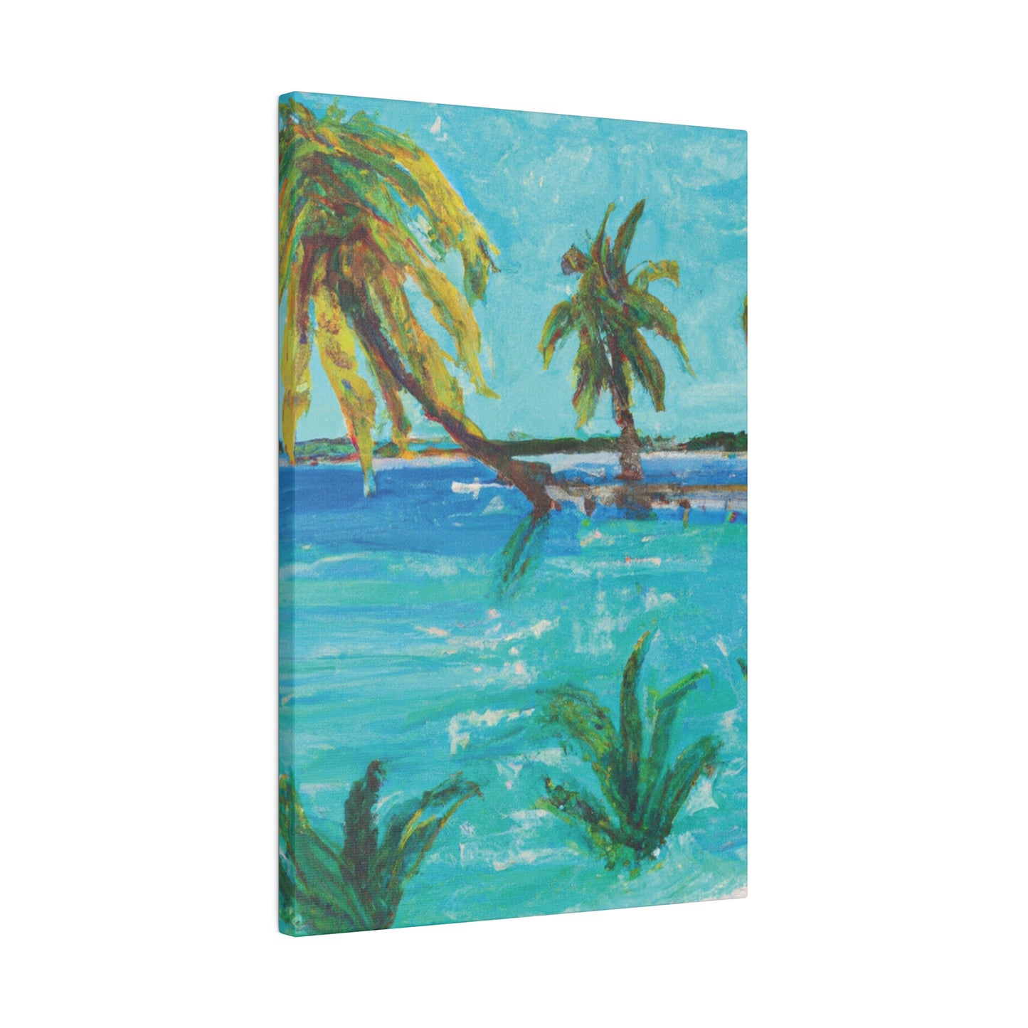 3256T - Bahamas Ocean Painting Print | Bahamas | Ocean | Beach | Poster | Home Decor | Wall Art | Canvas