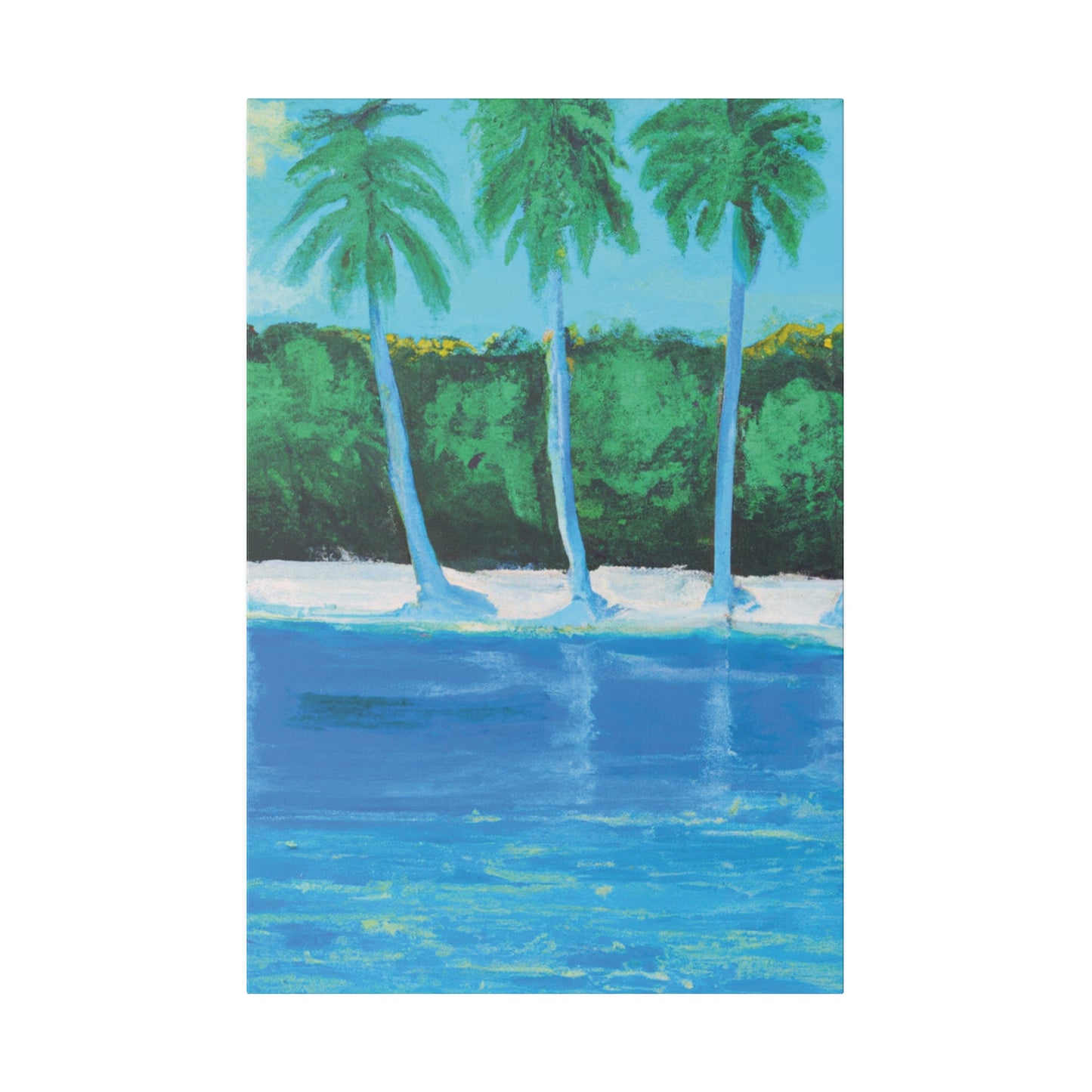 5467L - Bahamas Ocean Painting Print | Bahamas | Ocean | Beach | Poster | Home Decor | Wall Art | Canvas