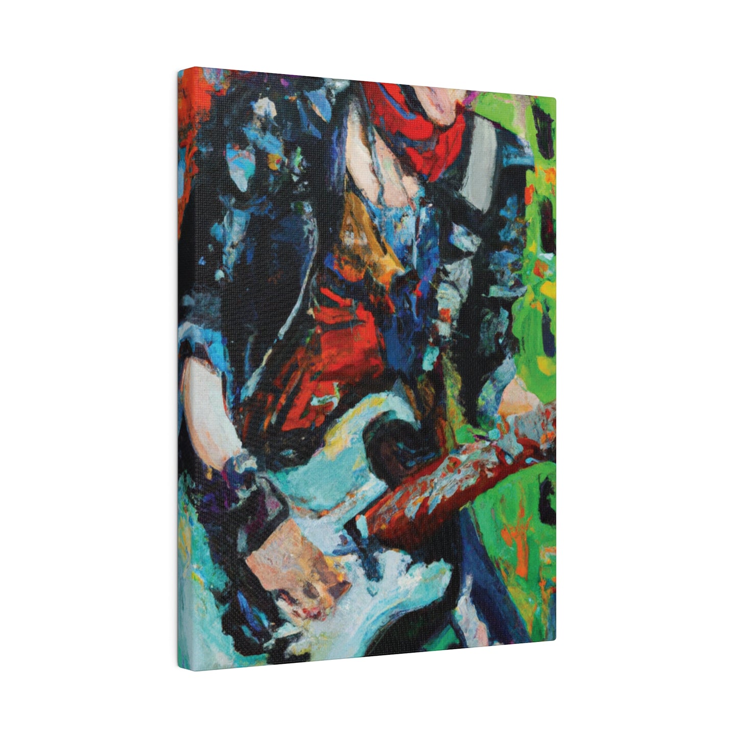 4485G - Rockstar Oil Painting Style Print | Poster | Home Decor | Wall Art | Music Art | Canvas