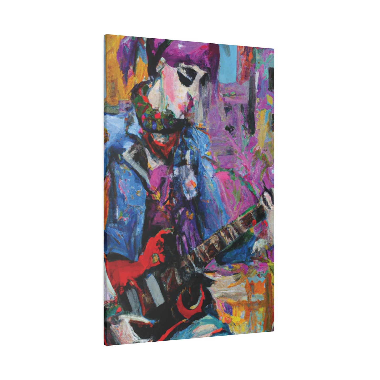 9210O - Rockstar Oil Painting Style Print | Poster | Home Decor | Wall Art | Music Art | Canvas