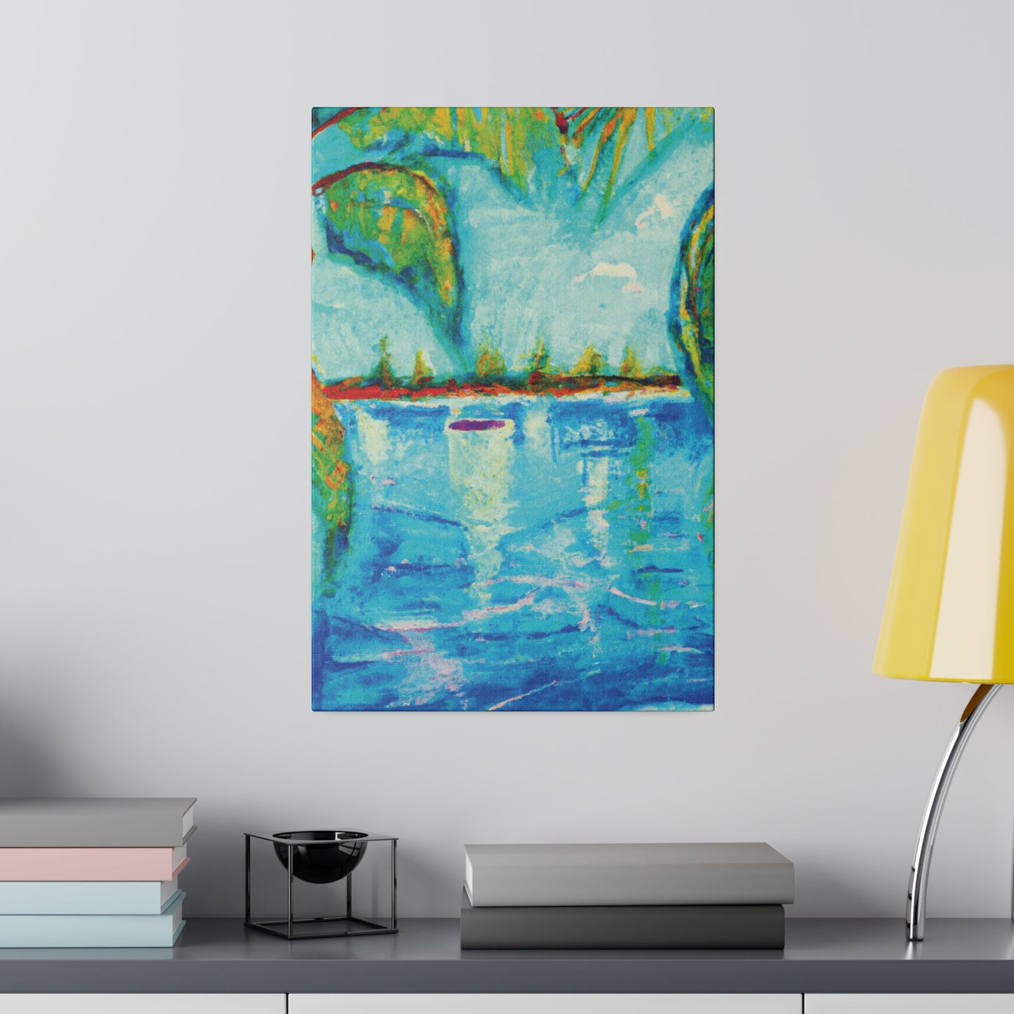 2064E - Bahamas Ocean Painting Print | Bahamas | Ocean | Beach | Poster | Home Decor | Wall Art | Canvas