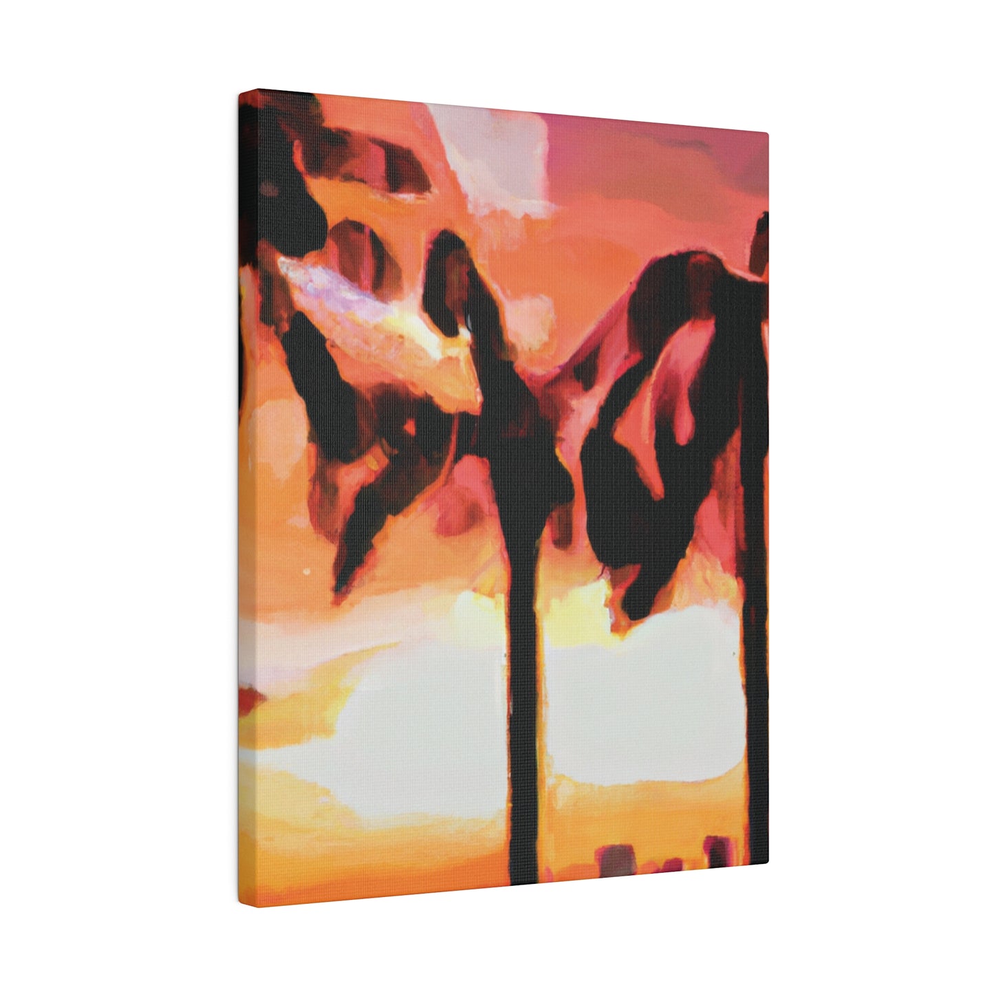 6372O - Miami Beach Sunset Painting Print | Miami | Beach | Sunset | Poster | Home Decor | Wall Art | Canvas