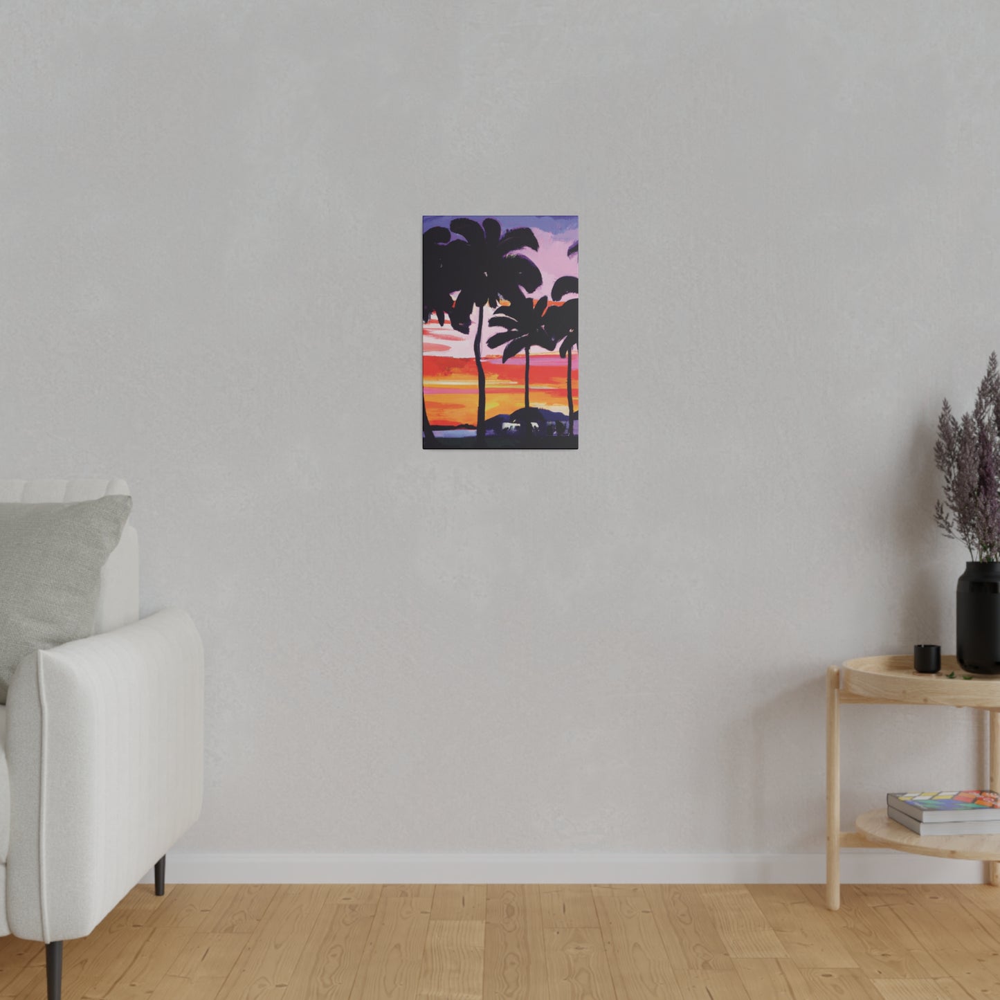 2948T - Miami Beach Sunset Painting Print | Miami | Beach | Sunset | Poster | Home Decor | Wall Art | Canvas