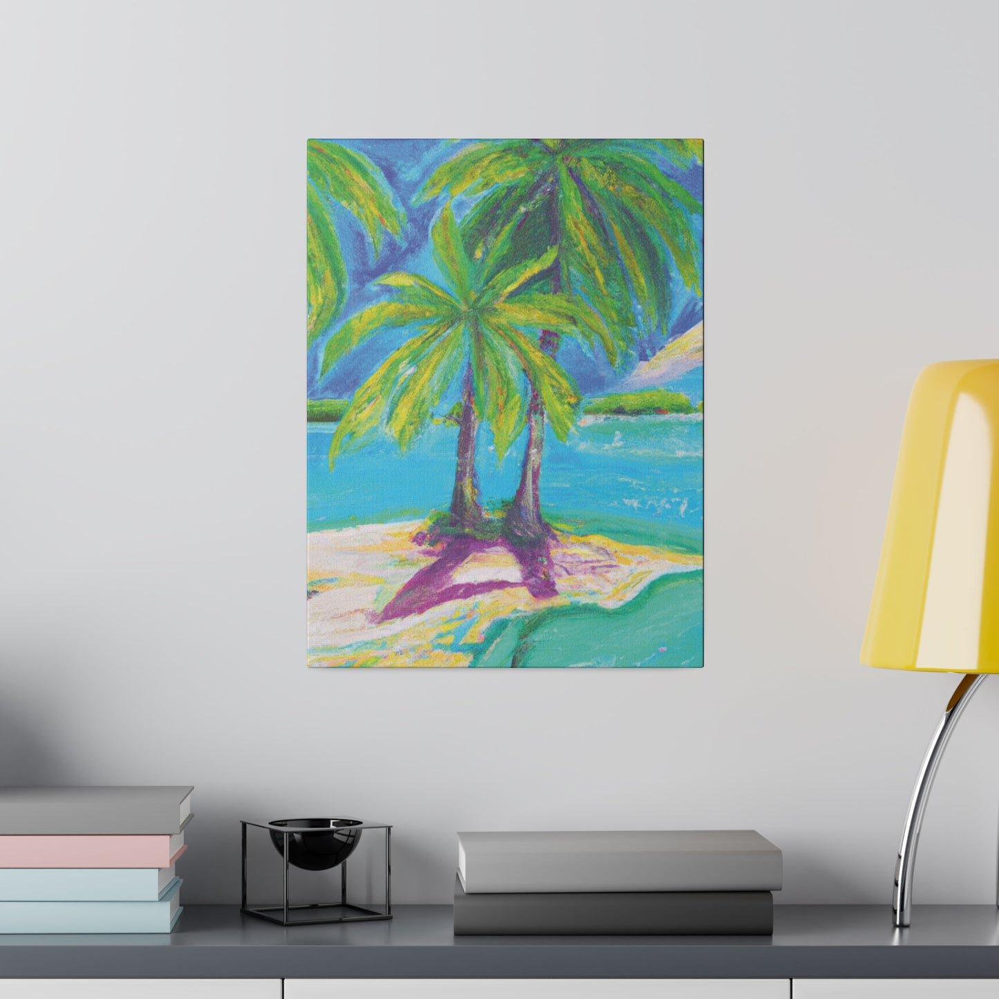 6632P - Bahamas Ocean Painting Print | Bahamas | Ocean | Beach | Poster | Home Decor | Wall Art | Canvas