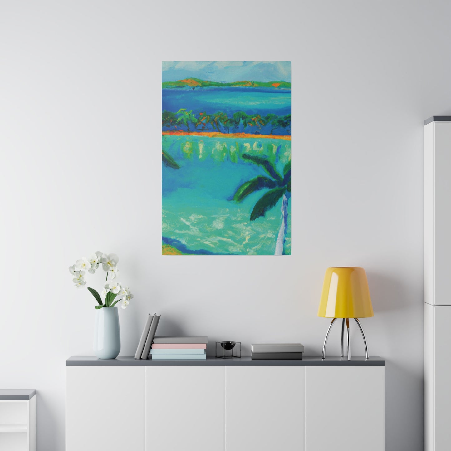 3784F - Bahamas Ocean Painting Print | Bahamas | Ocean | Beach | Poster | Home Decor | Wall Art | Canvas