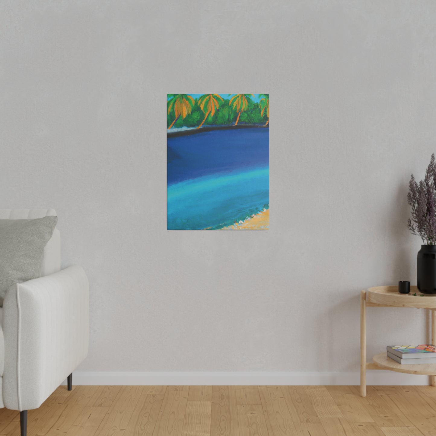 4195T - Bahamas Ocean Painting Print | Bahamas | Ocean | Beach | Poster | Home Decor | Wall Art | Canvas