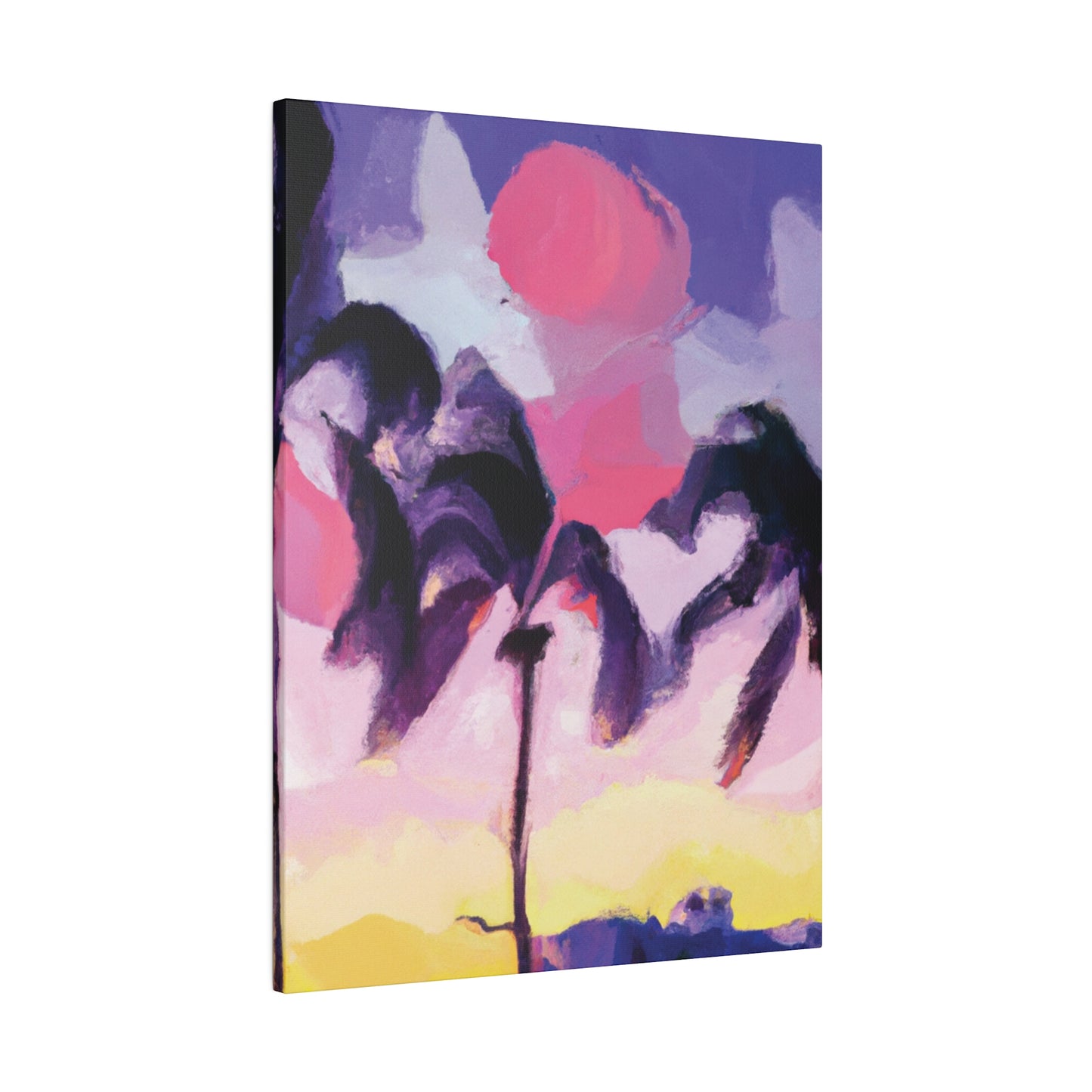 8189L - Miami Beach Sunset Painting Print | Miami | Beach | Sunset | Poster | Home Decor | Wall Art | Canvas