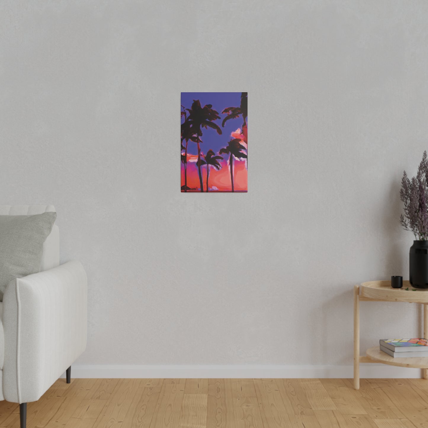 1387K - Miami Beach Sunset Painting Print | Miami | Beach | Sunset | Poster | Home Decor | Wall Art | Canvas