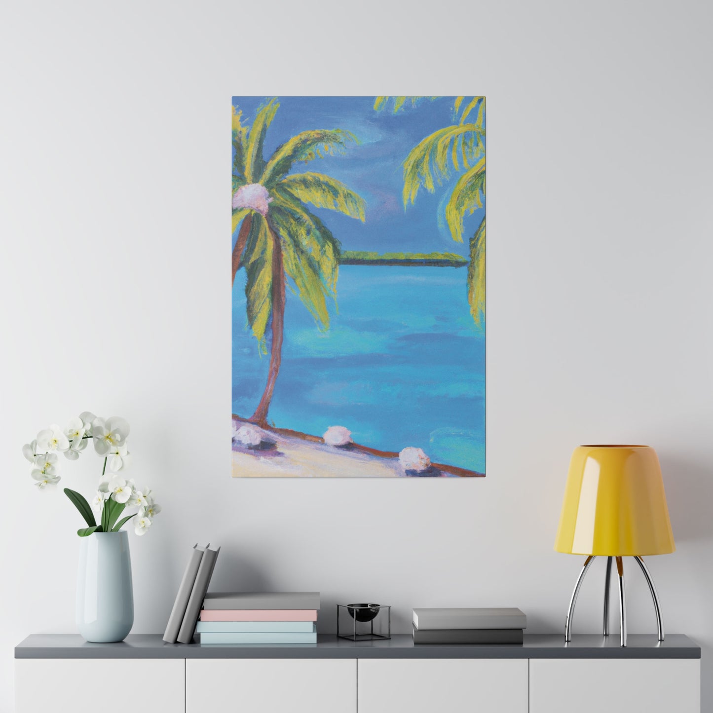 8164W - Bahamas Ocean Painting Print | Bahamas | Ocean | Beach | Poster | Home Decor | Wall Art | Canvas