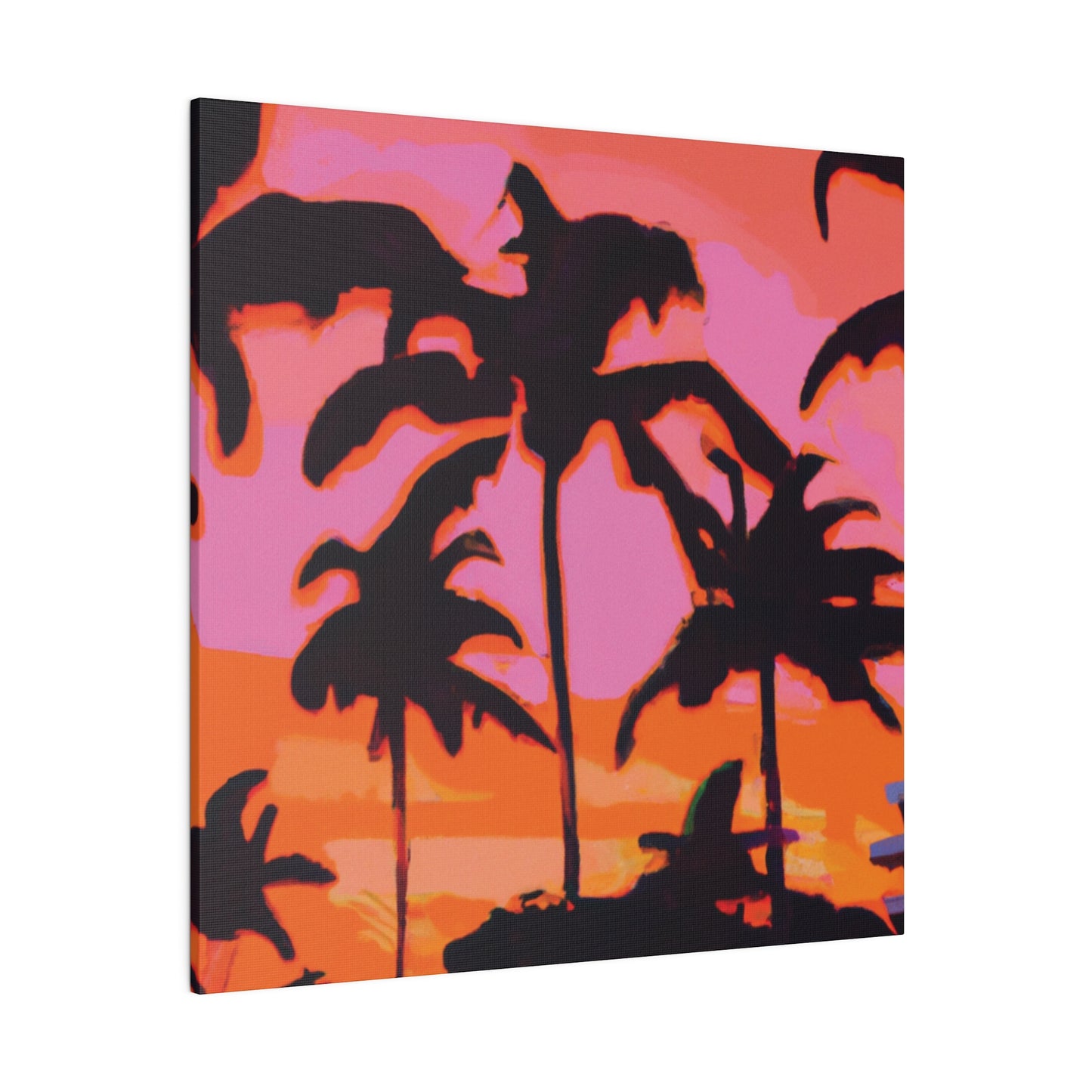 6226X - Miami Beach Sunset Painting Print | Miami | Beach | Sunset | Poster | Home Decor | Wall Art | Canvas