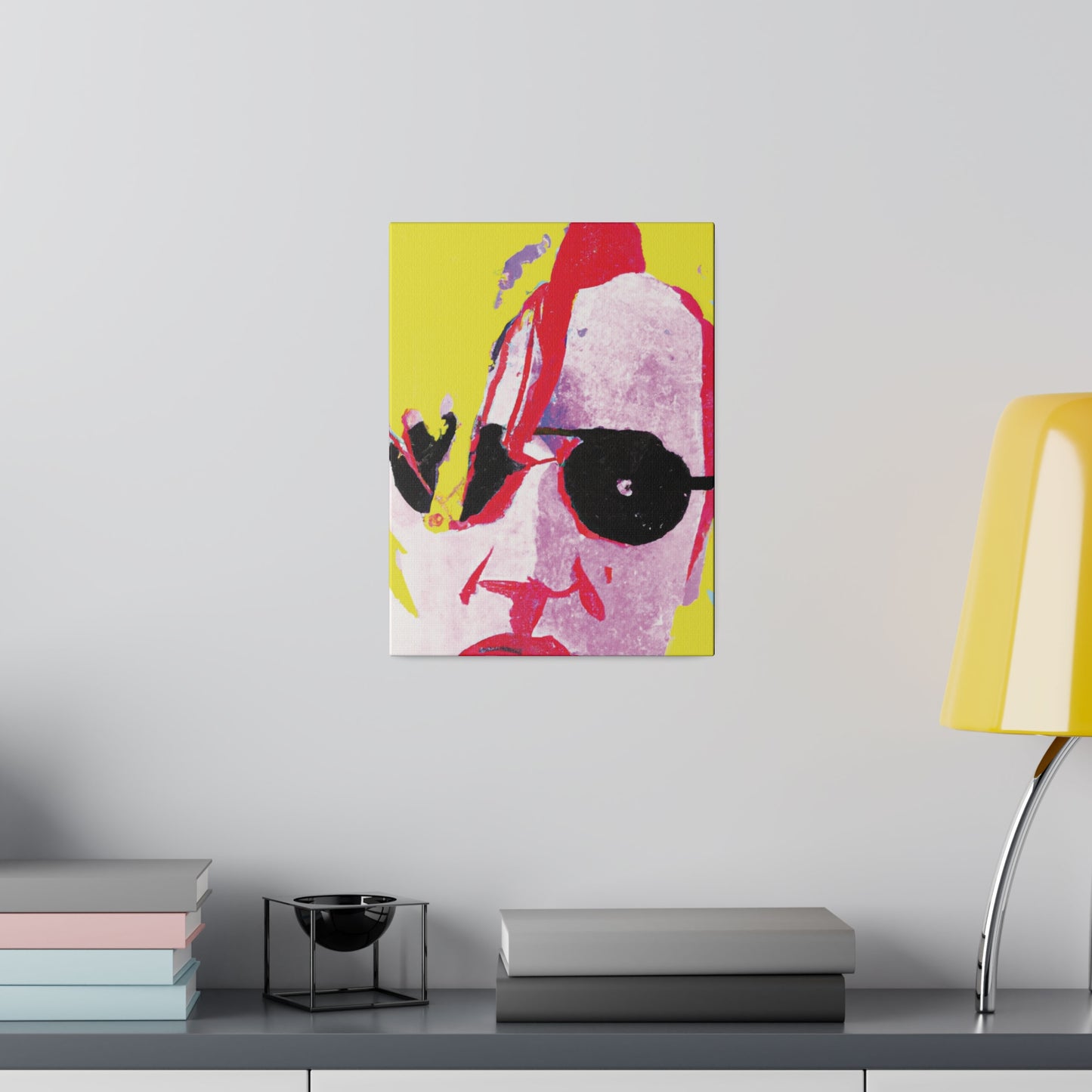 5921U - Rockstar Painting Print | Face | Abstract | Poster | Home Decor | Wall Art | Music Art | Canvas