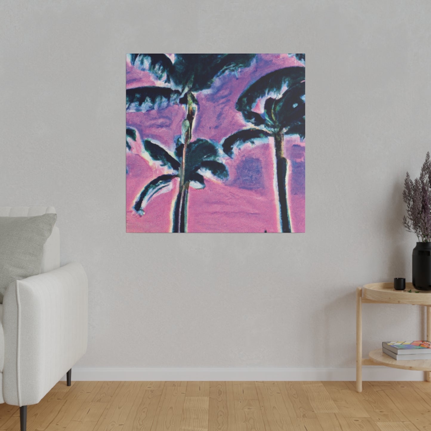 5697K - Miami Beach Sunset Painting Print | Miami | Beach | Sunset | Poster | Home Decor | Wall Art | Canvas