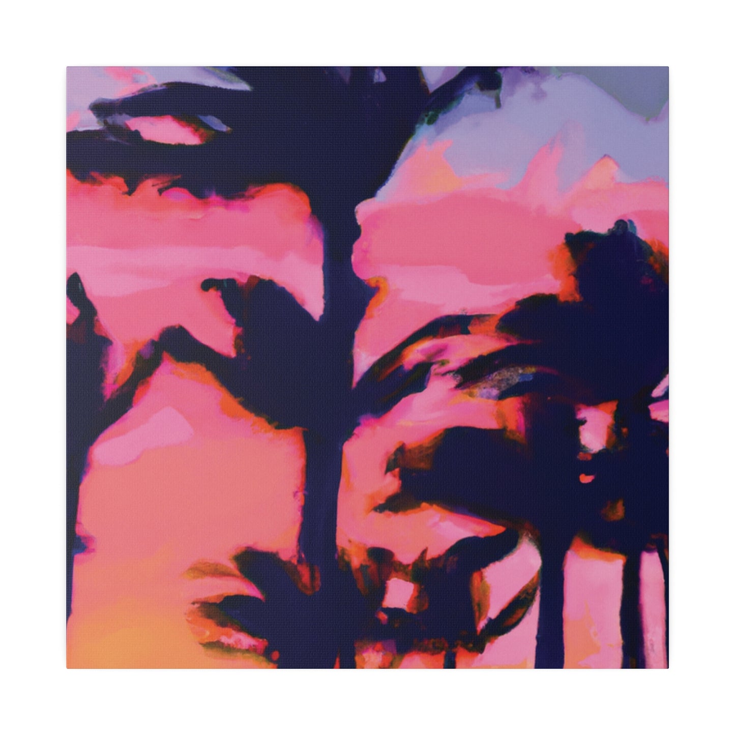 7993P - Miami Beach Sunset Painting Print | Miami | Beach | Sunset | Poster | Home Decor | Wall Art | Canvas