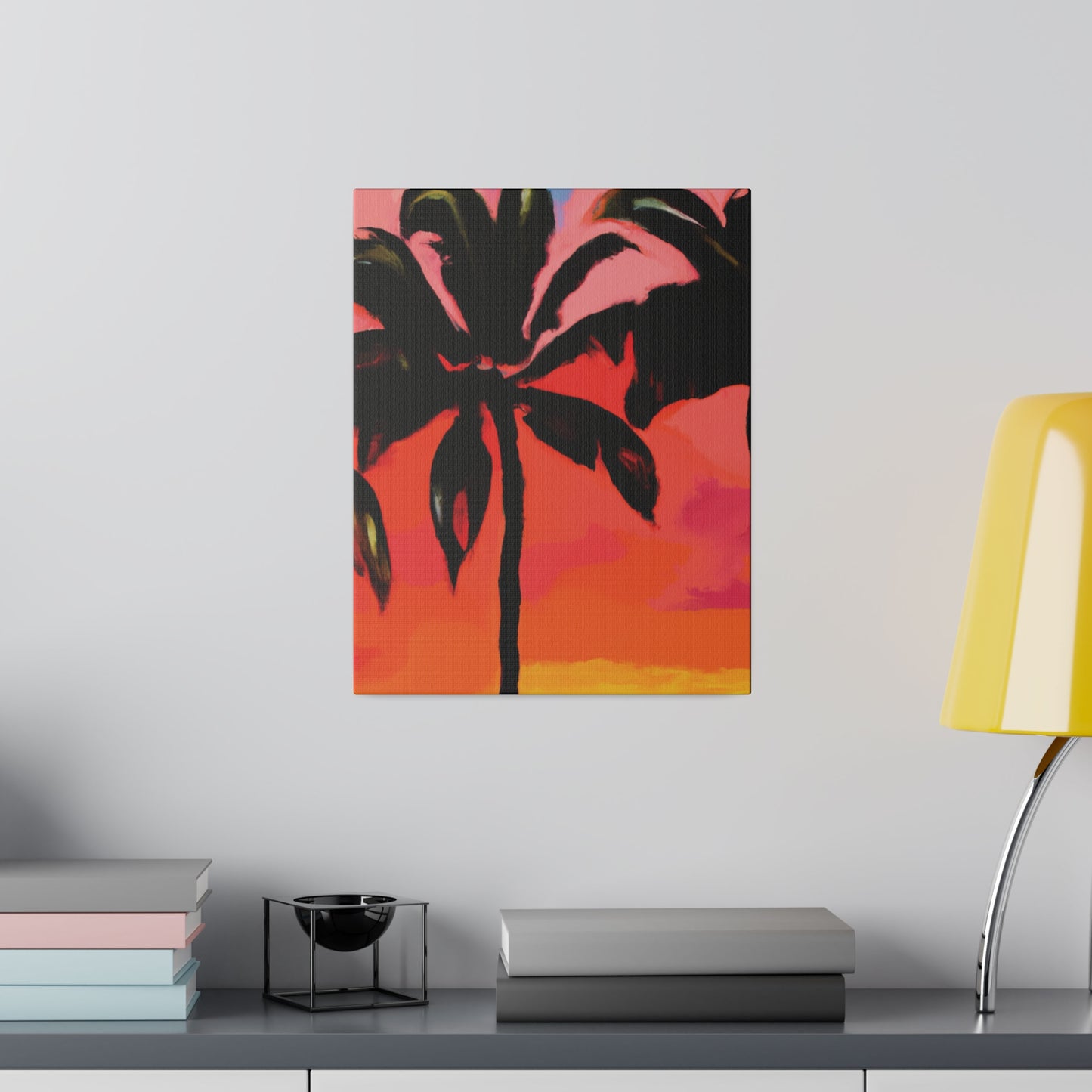 8093Z - Miami Beach Sunset Painting Print | Miami | Beach | Sunset | Poster | Home Decor | Wall Art | Canvas