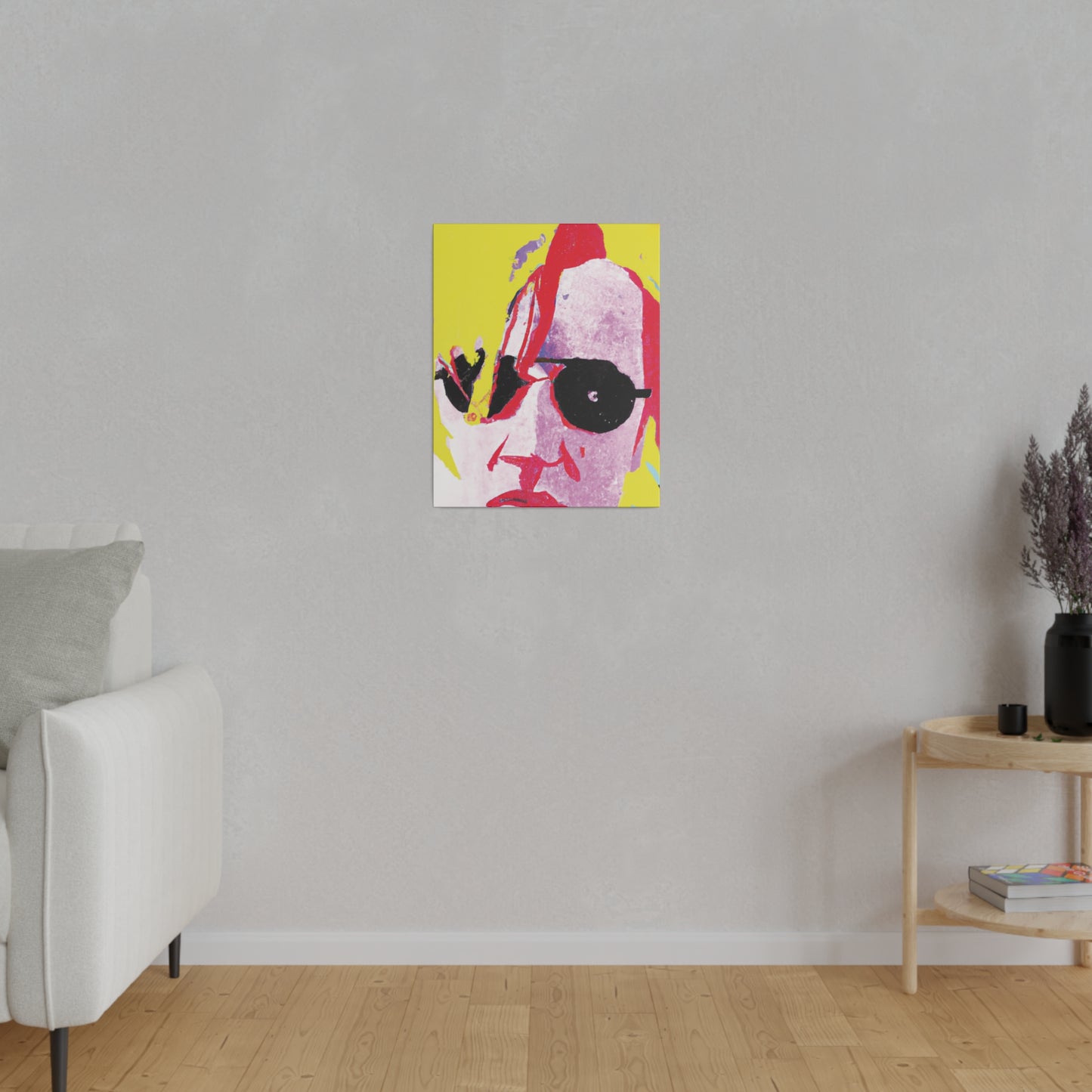 5921U - Rockstar Painting Print | Face | Abstract | Poster | Home Decor | Wall Art | Music Art | Canvas