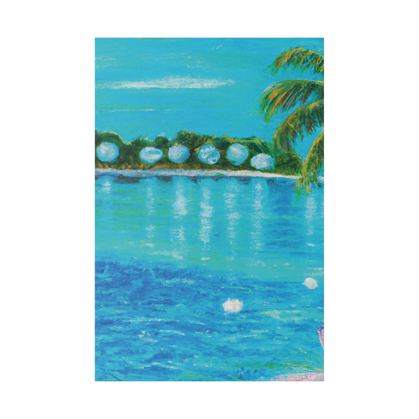 912X - Bahamas Ocean Painting Print | Bahamas | Ocean | Beach | Poster | Home Decor | Wall Art | Canvas