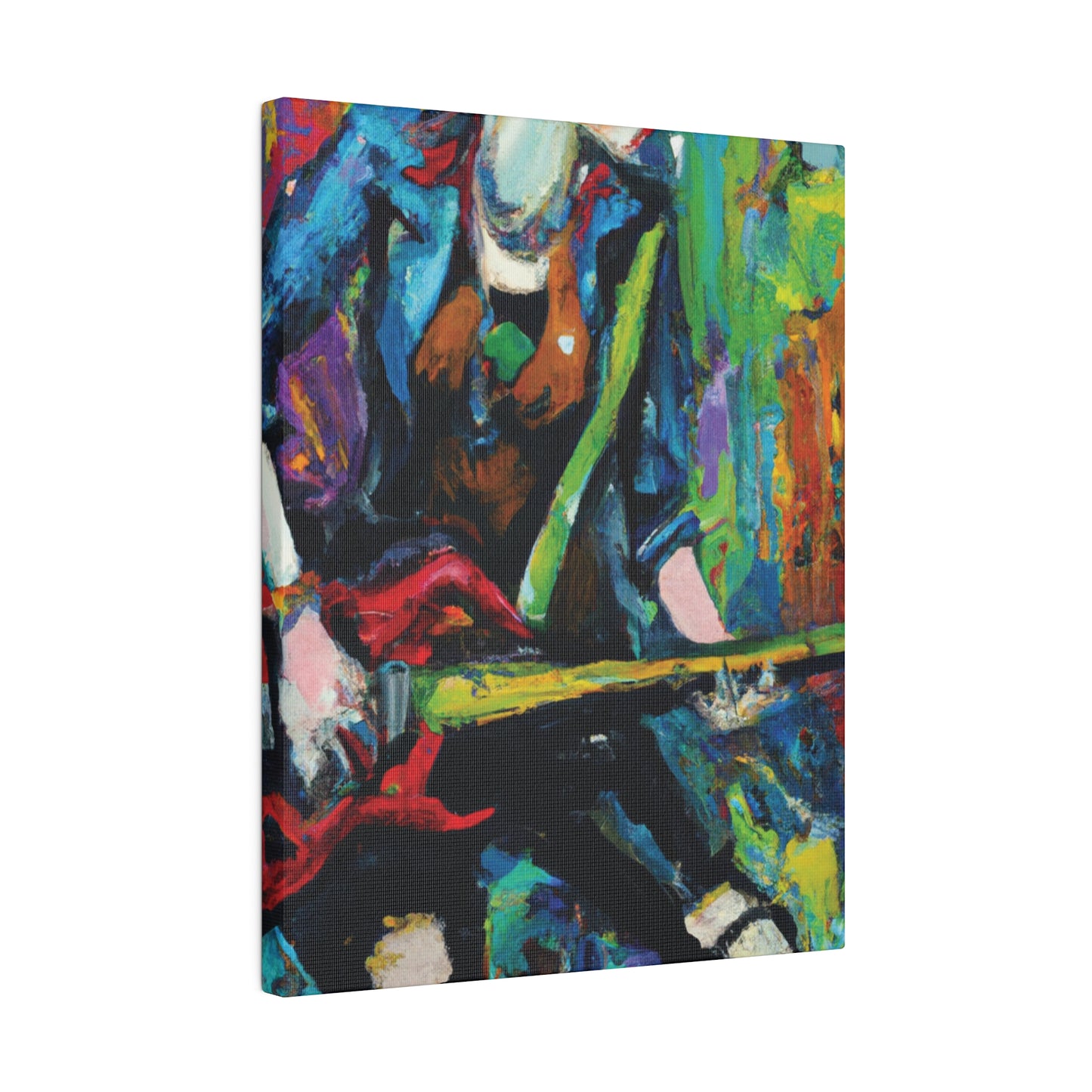 2285H - Rockstar Oil Painting Style Print | Poster | Home Decor | Wall Art | Music Art | Canvas