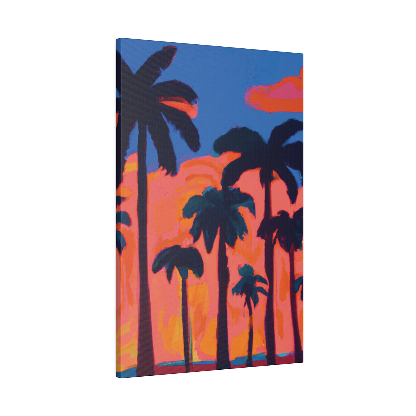 3239C - Miami Beach Sunset Painting Print | Miami | Beach | Sunset | Poster | Home Decor | Wall Art | Canvas