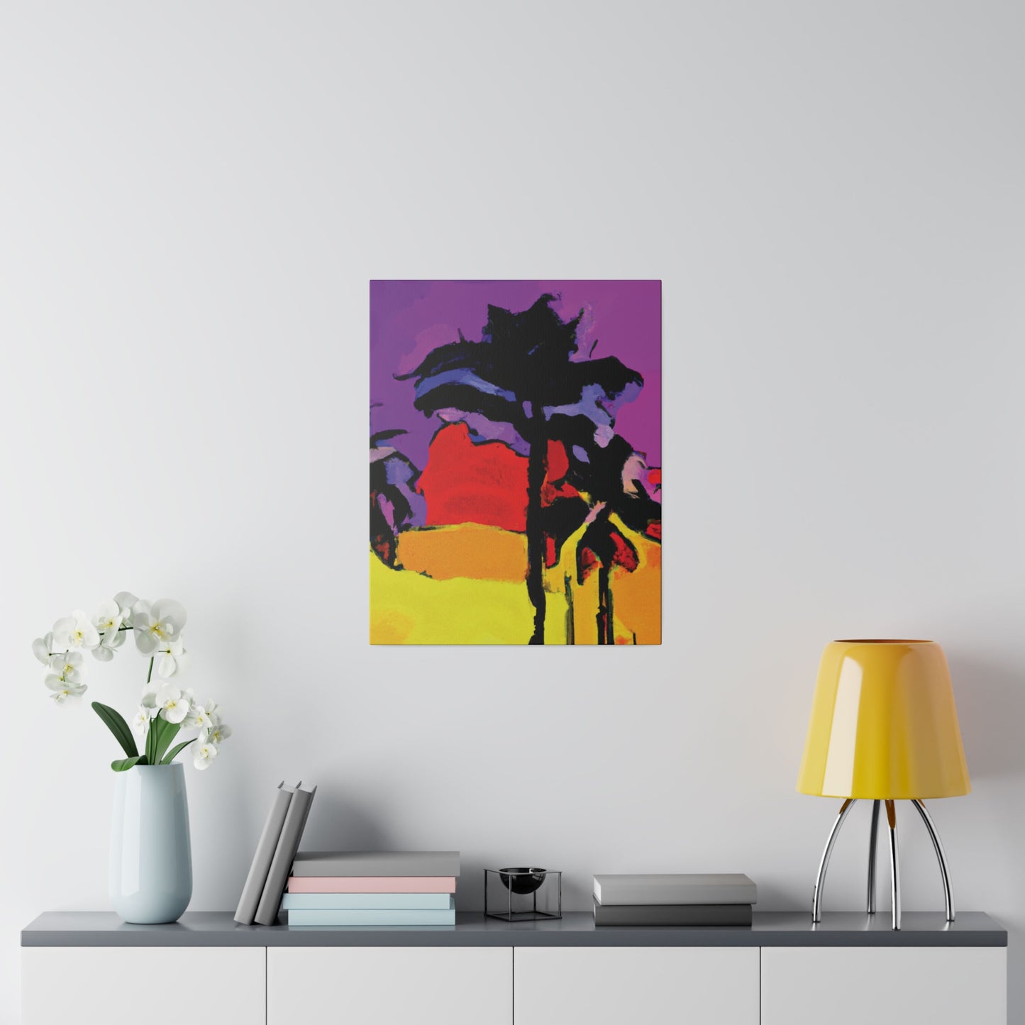 4854H - Miami Beach Sunset Painting Print | Miami | Beach | Sunset | Poster | Home Decor | Wall Art | Canvas