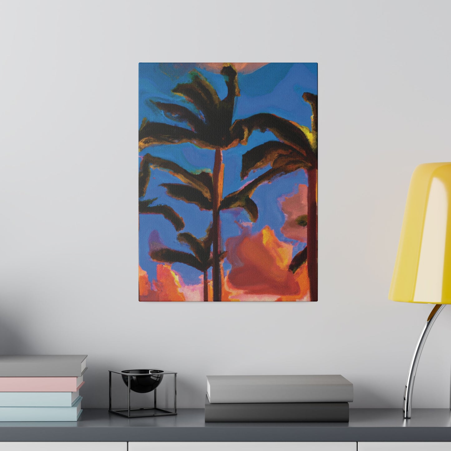 4464U - Miami Beach Sunset Painting Print | Miami | Beach | Sunset | Poster | Home Decor | Wall Art | Canvas