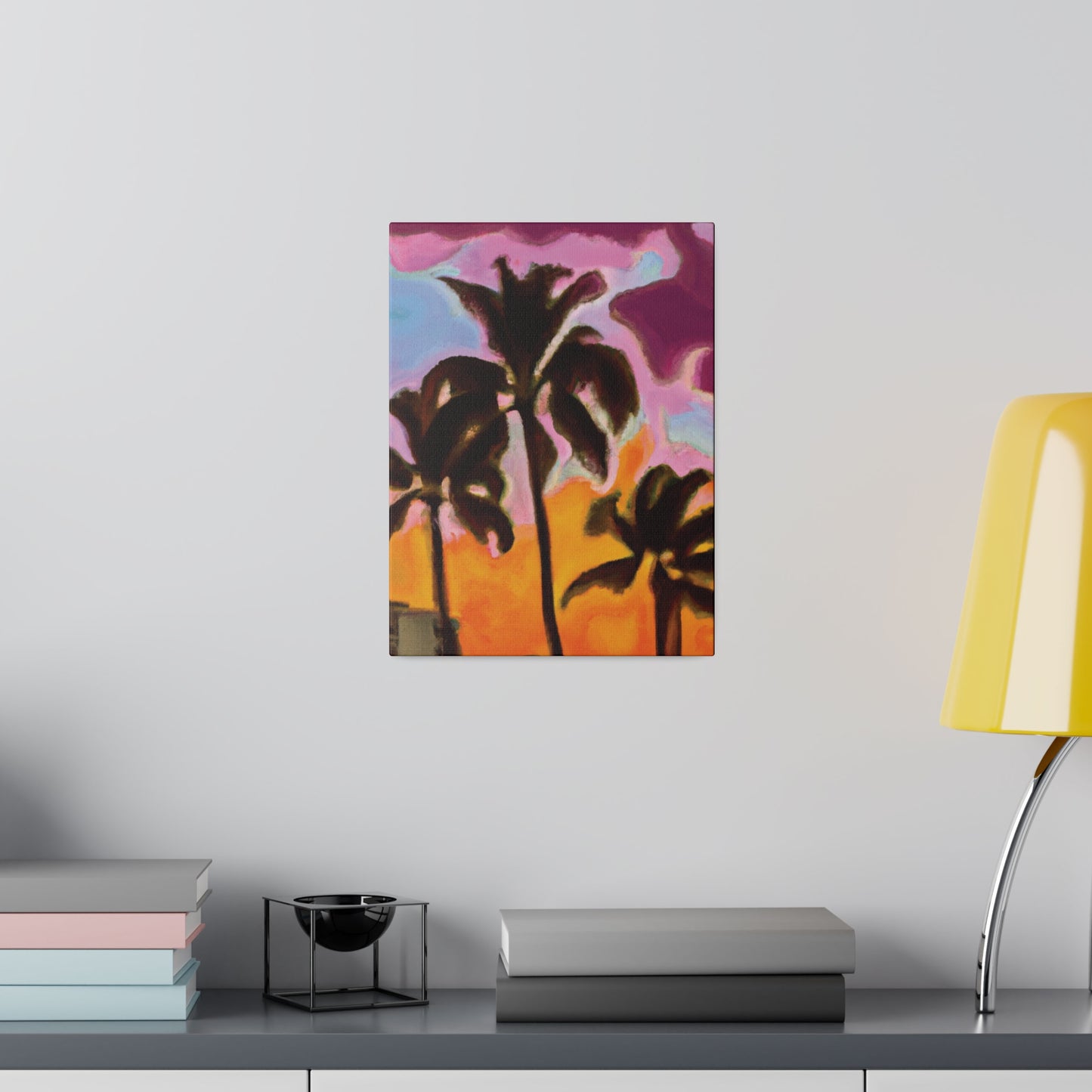 6721C - Miami Beach Sunset Painting Print | Miami | Beach | Sunset | Poster | Home Decor | Wall Art | Canvas