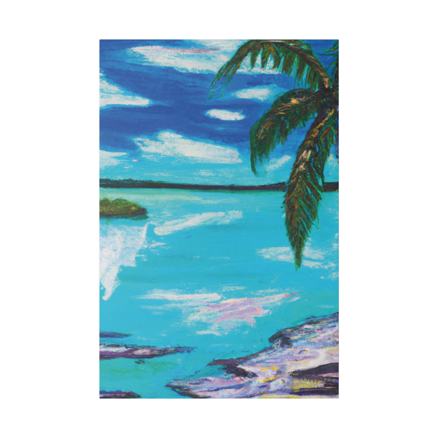 9184C - Bahamas Ocean Painting Print | Bahamas | Ocean | Beach | Poster | Home Decor | Wall Art | Canvas